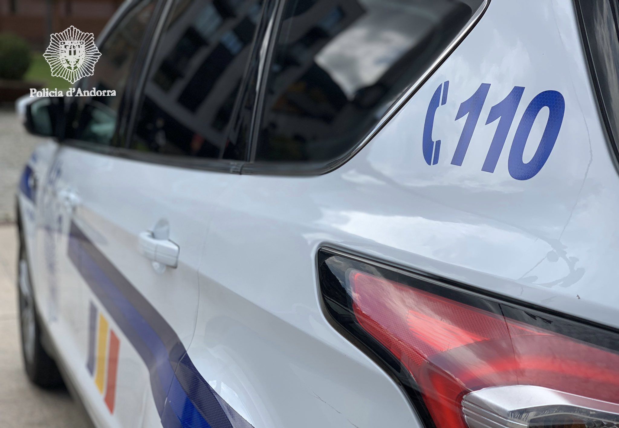 Un vehicle policial.