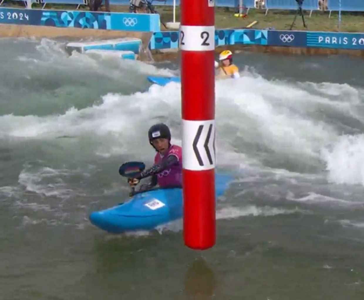 Doria, en un dels 'remontes' al canal de París.