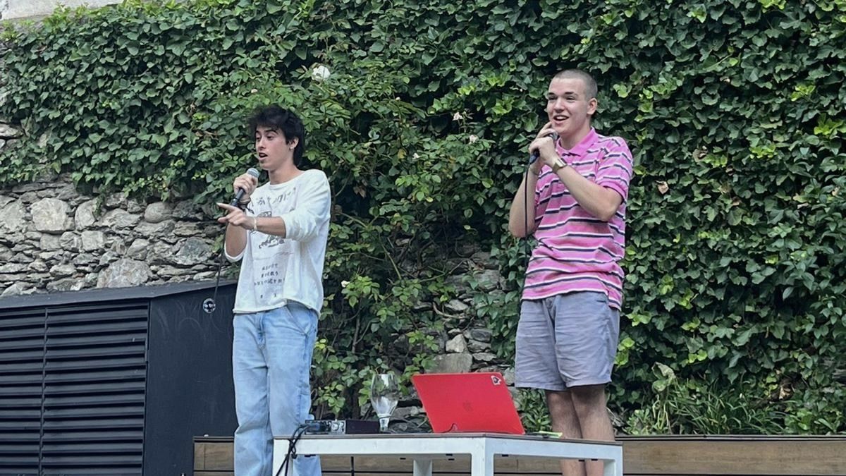 Bernat Torra i Cerni Casamajor, membres del duo lauredià ‘Isolda’.