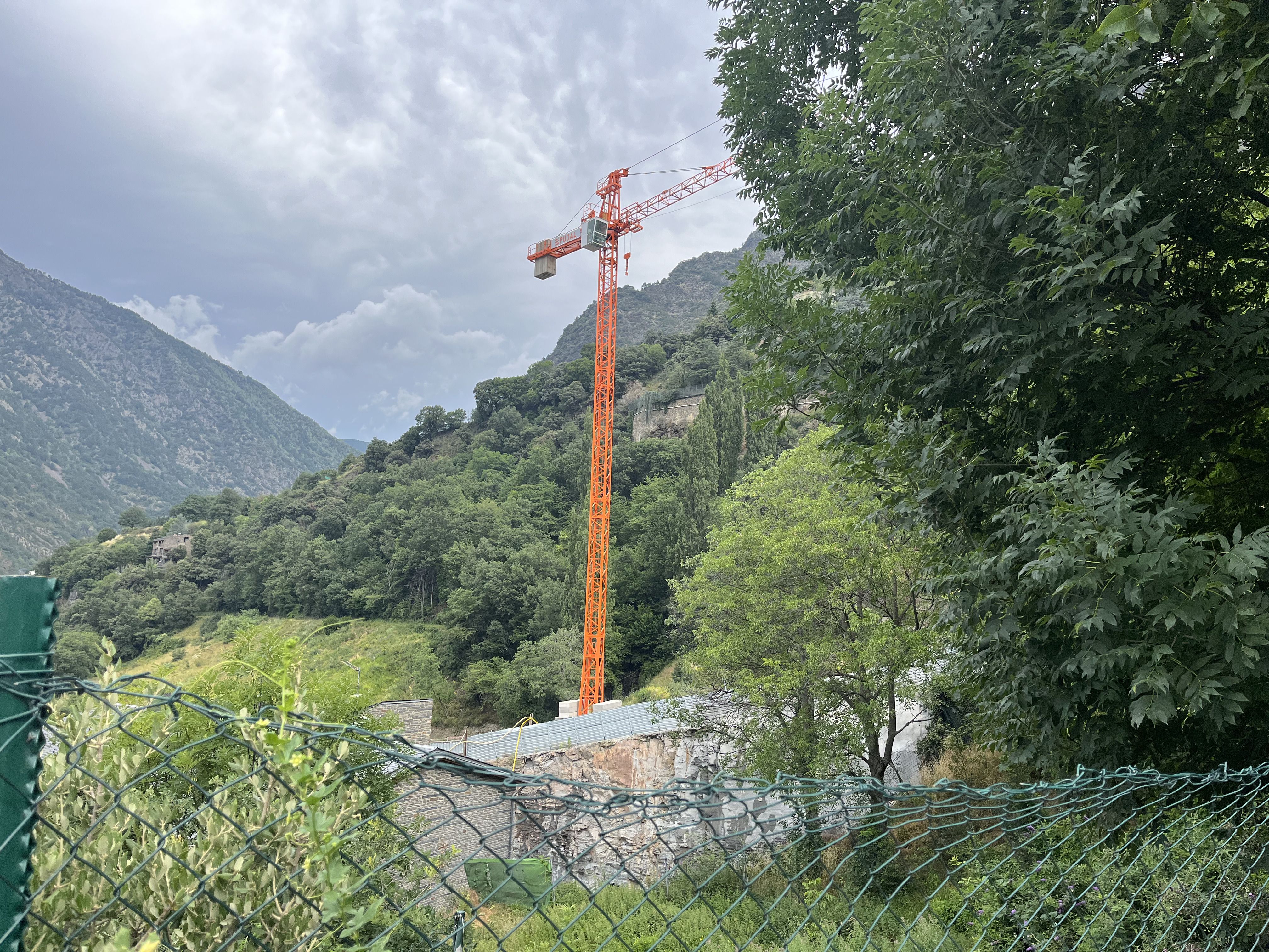 Una imatge de la grua.