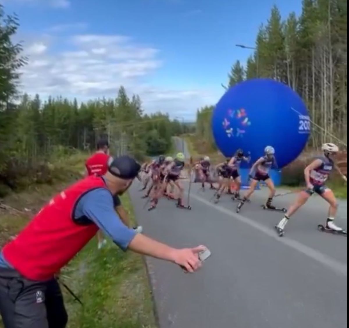 Un moment dels 12 quilòmetres persecució en categoria femenina on ha participat Gina del Rio.