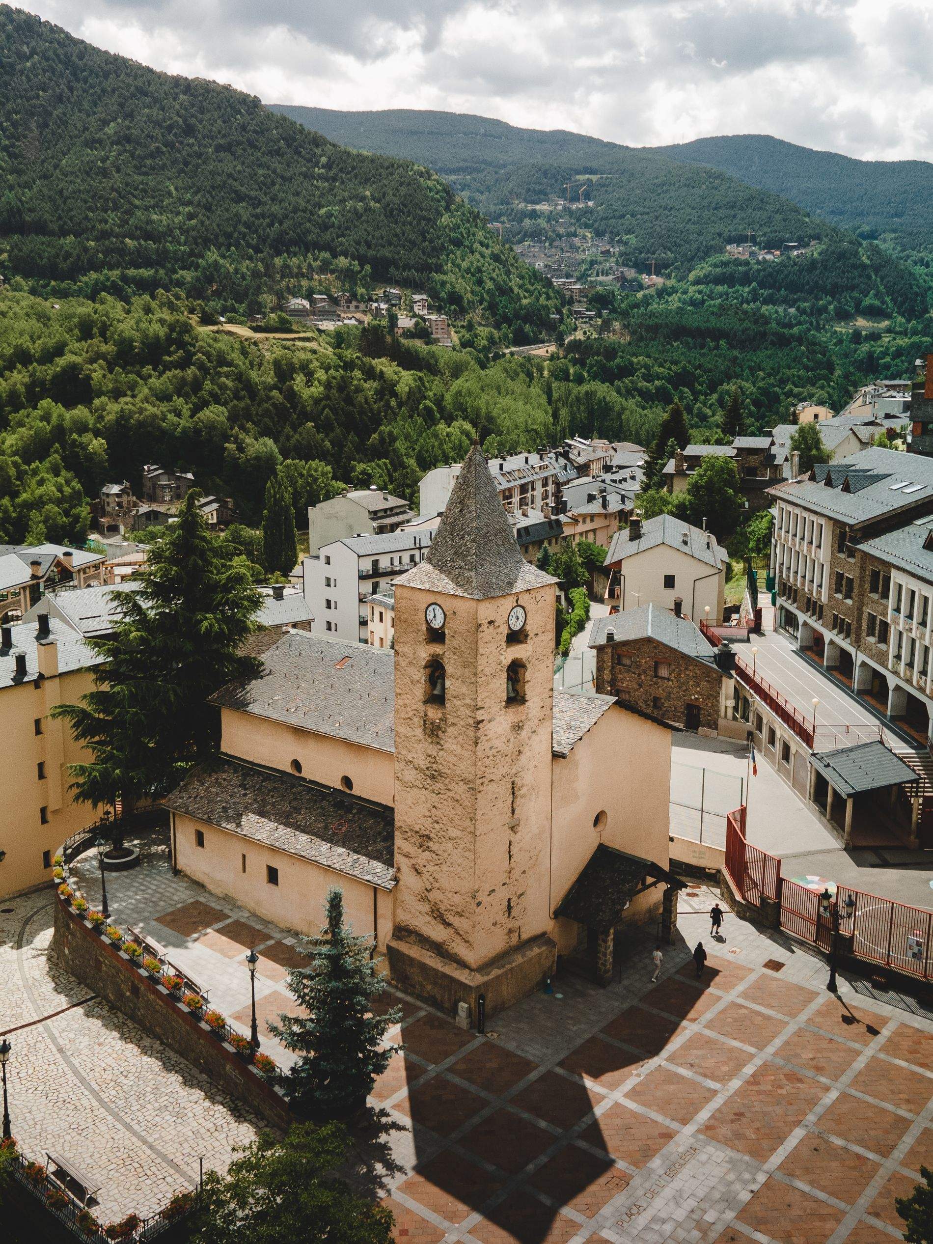Un dels espais on s'actuarà serà el nucli antic de la Massana, al costat de l'església de Sant Iscle.