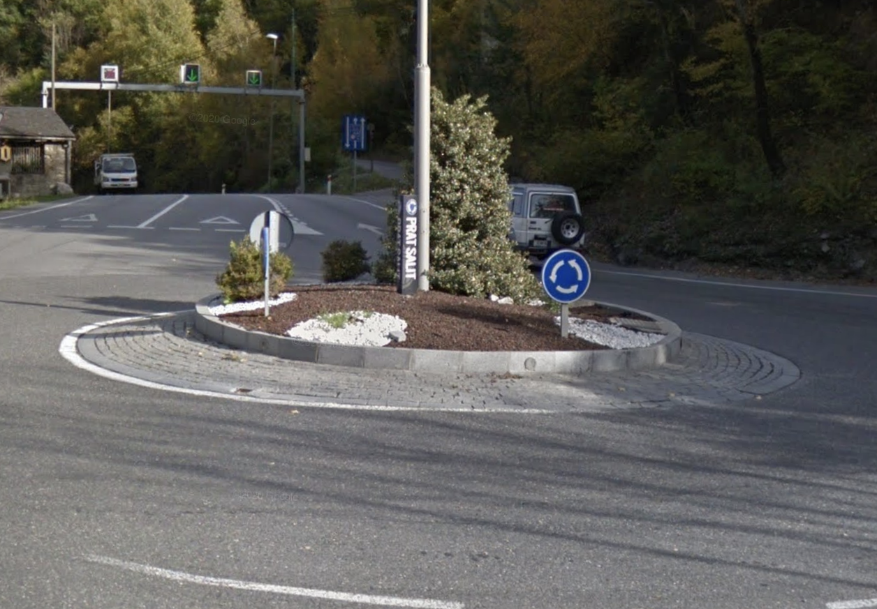 Una imatge d'arxiu de la rotonda de Prat Salit.