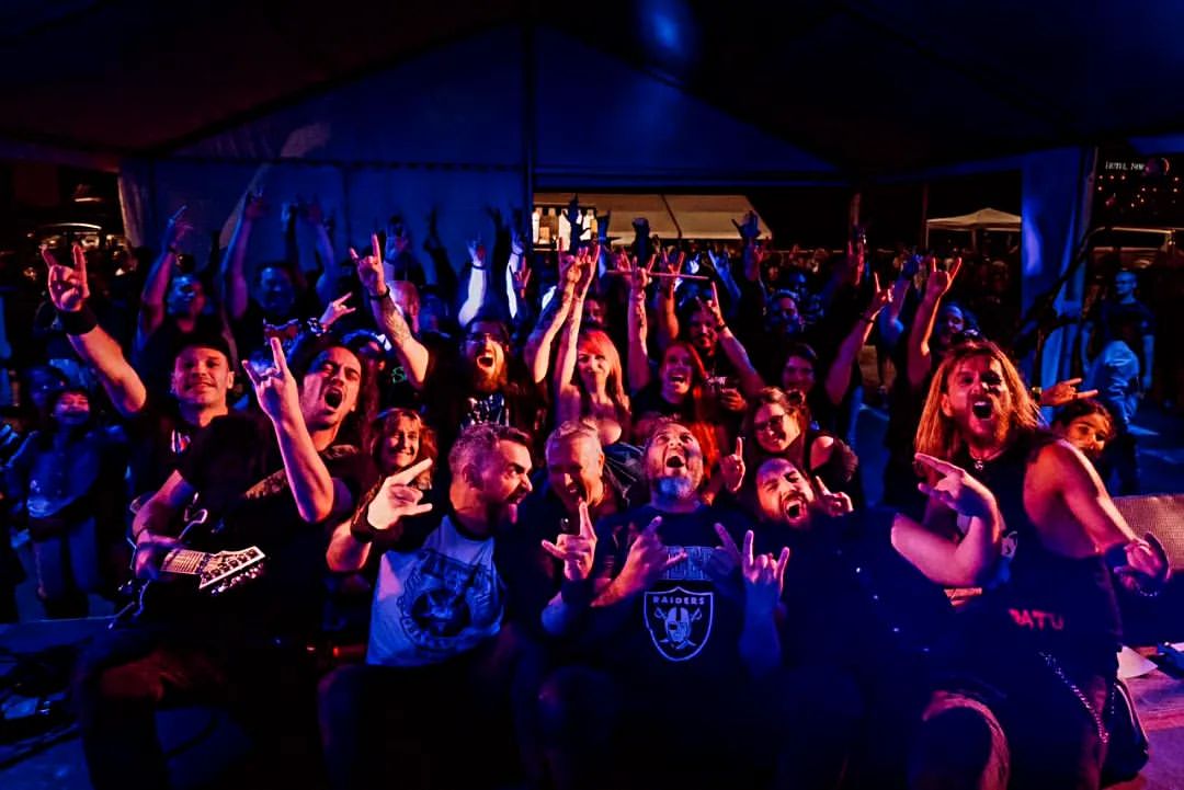 Una de les actuacions al Rockòdrom.