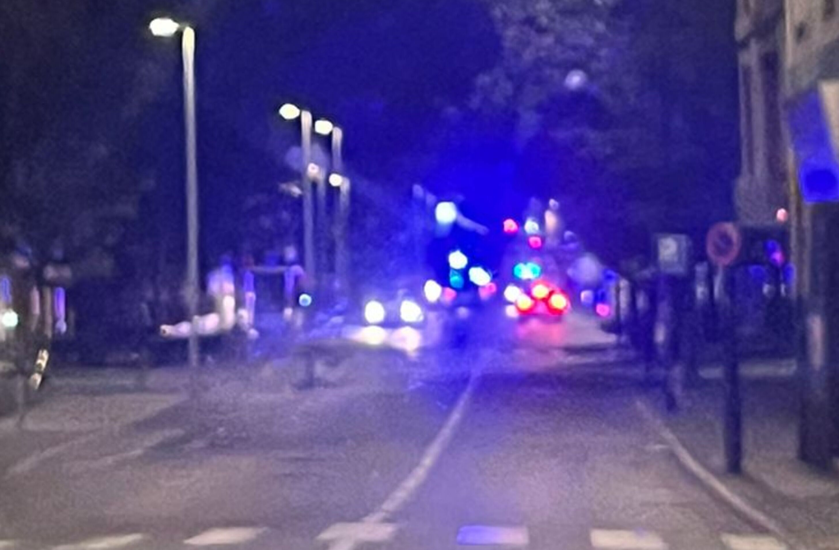 L'avinguda en el moment dels fets.