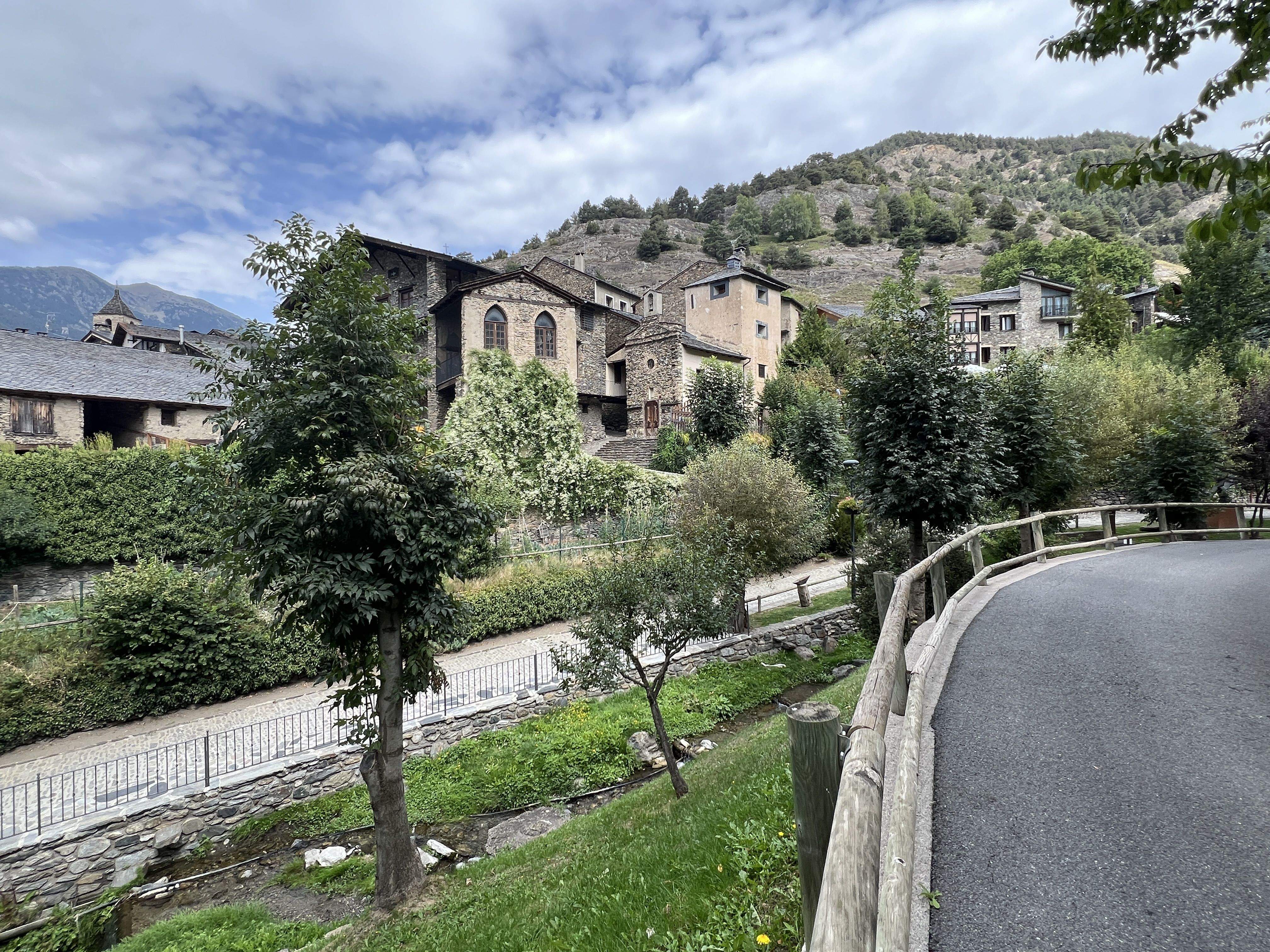 Una vista del centre d'Ordino.
