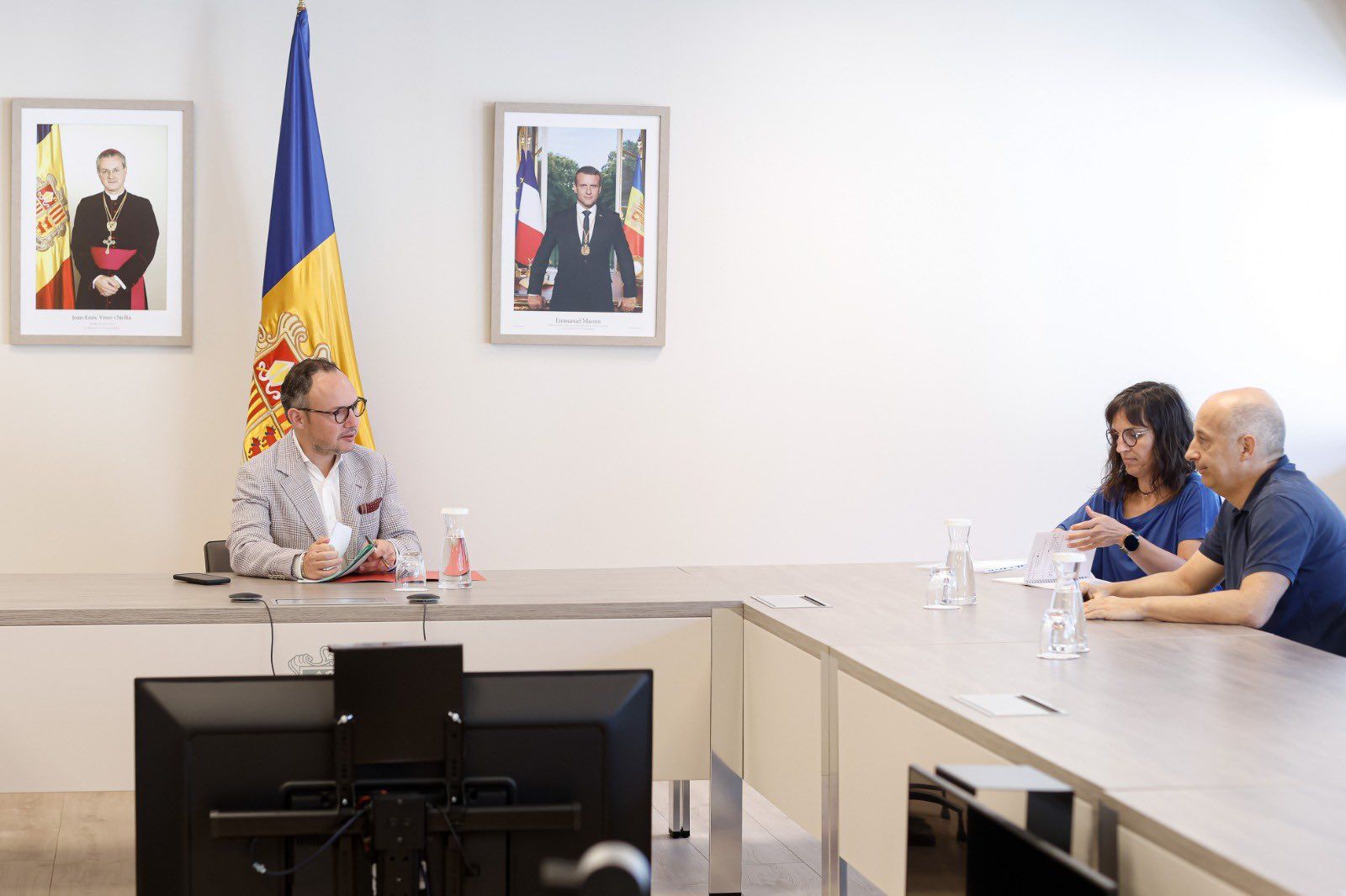 espot fisios La portaveu del Sindicat, Rebeca Bonache.