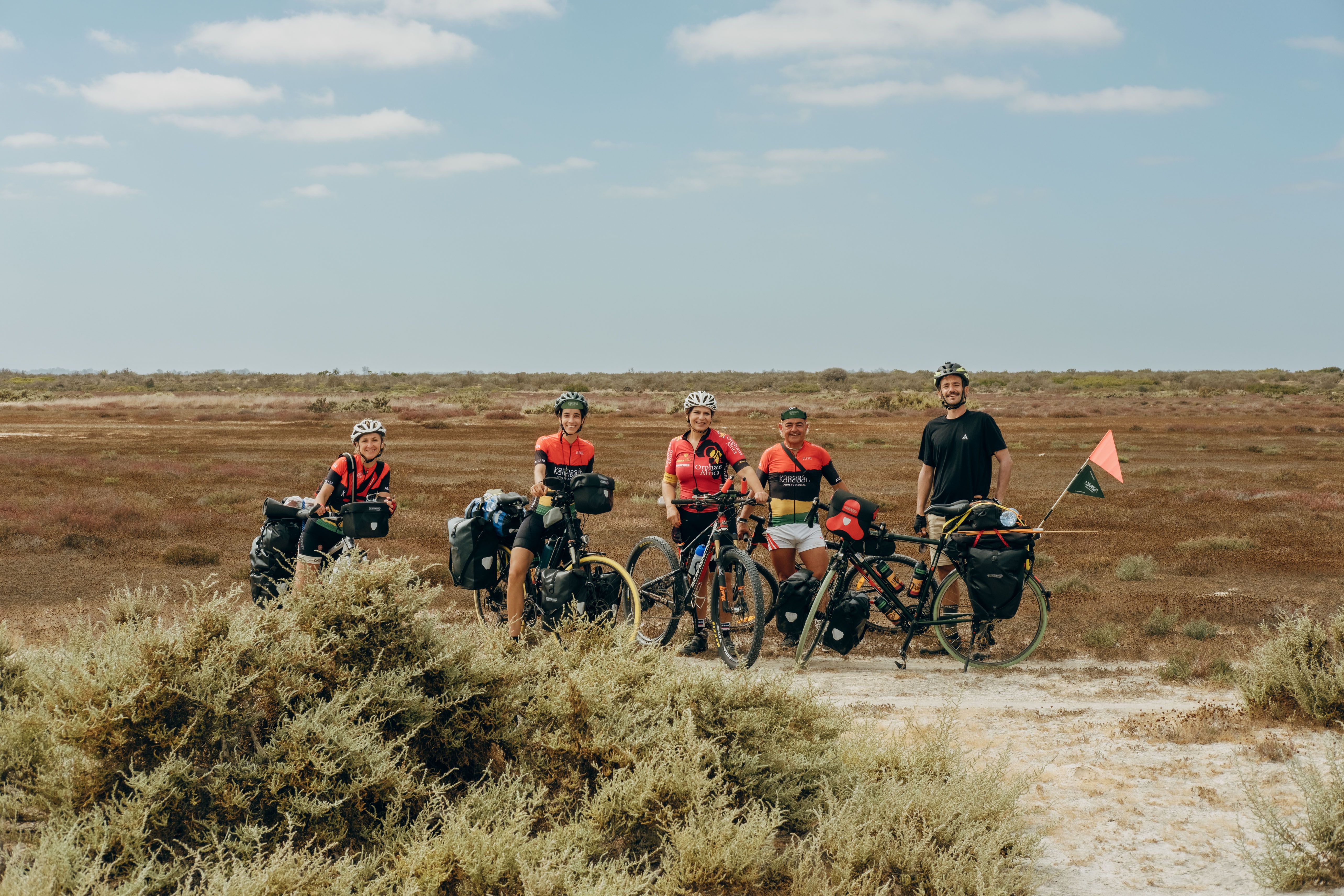 Un moment de la ruta pel continent africà. Un moment de la ruta pel continent africà.