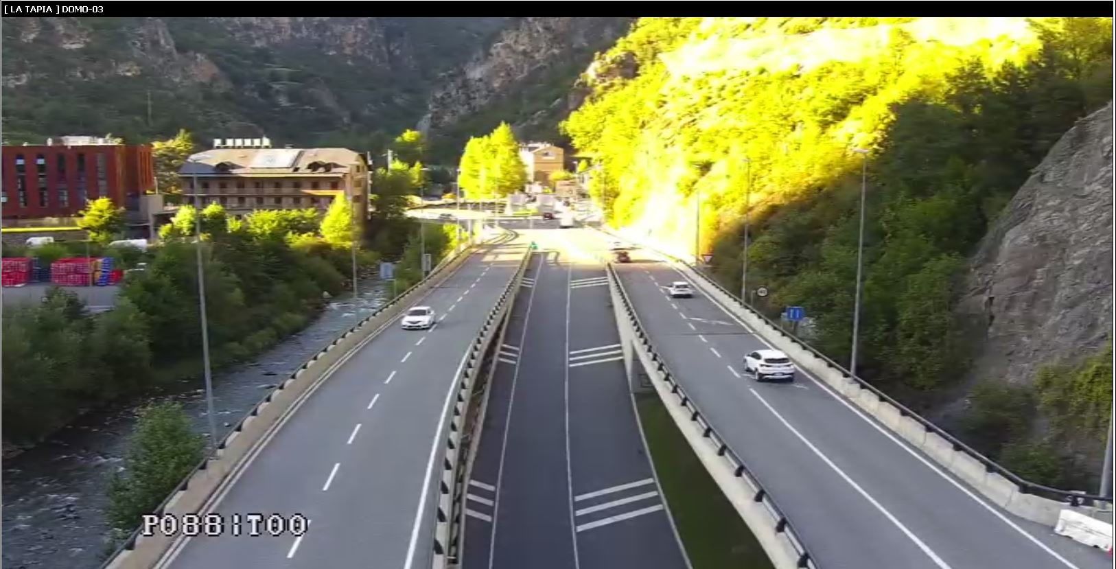 La zona on es farà el tall.