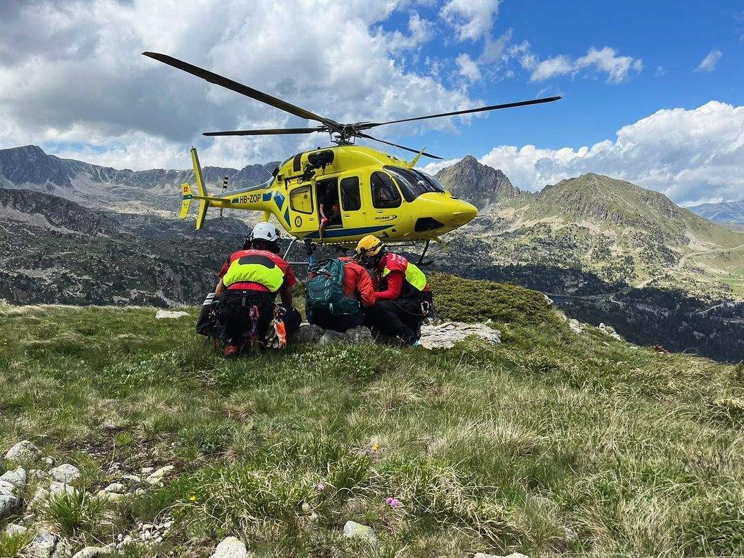 Integrants del GRM durant un rescat aquest estiu.