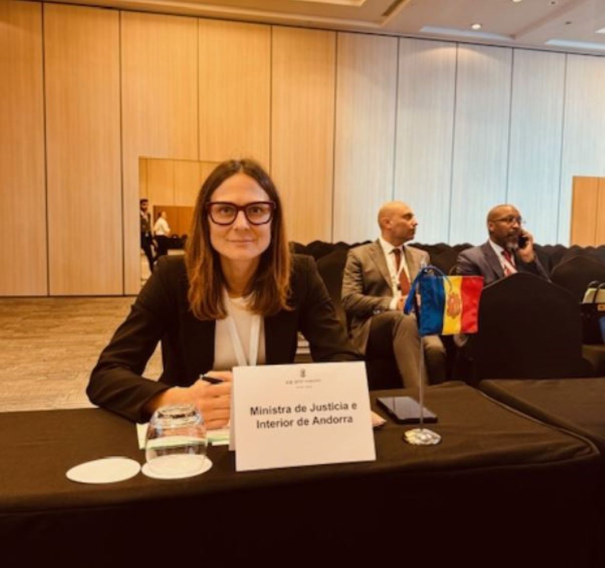 Ester Molné ha participat en la Conferència de ministres de Justícia Iberoamericans.