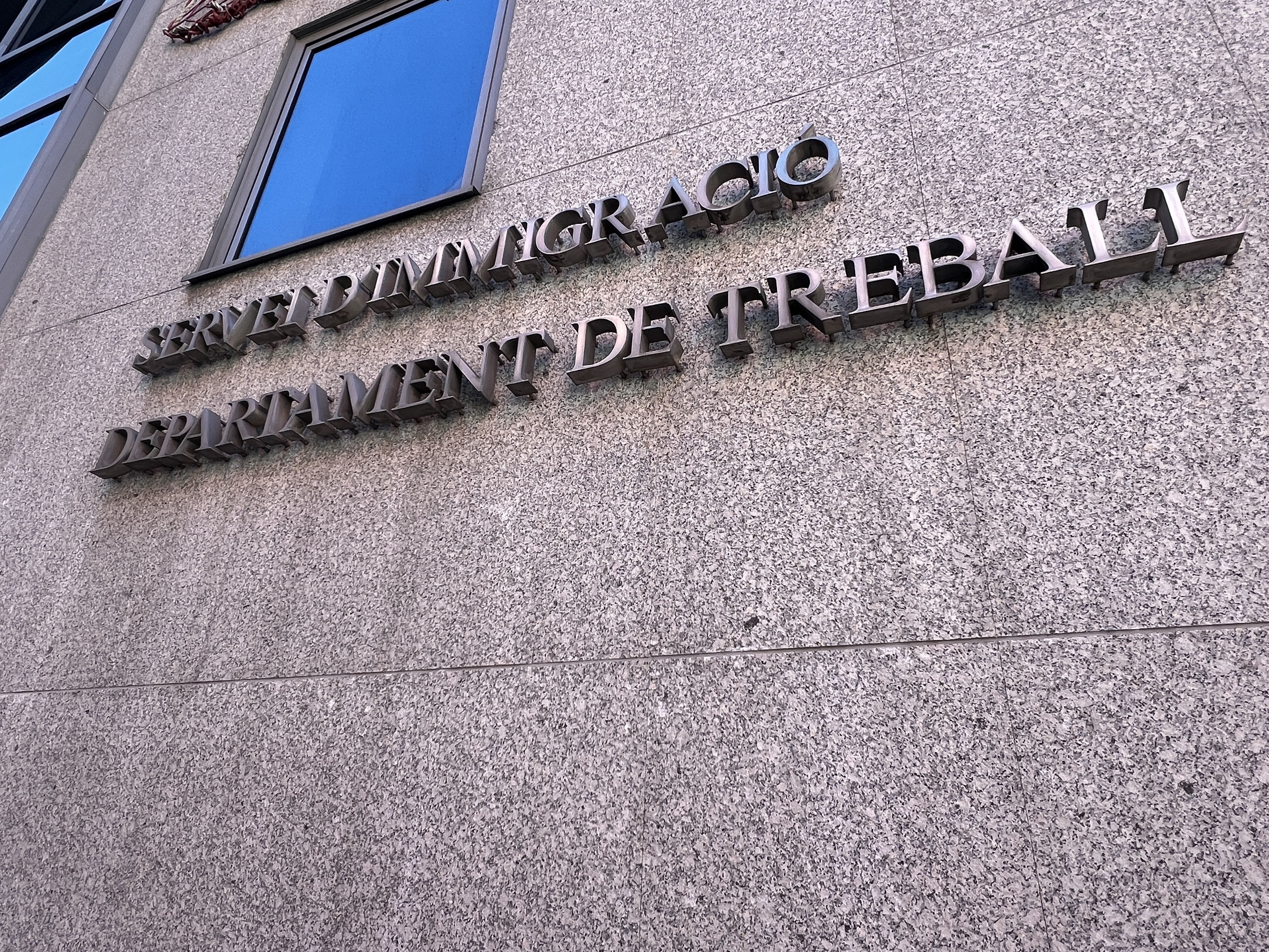 Les dependències del servei d'Immigració.