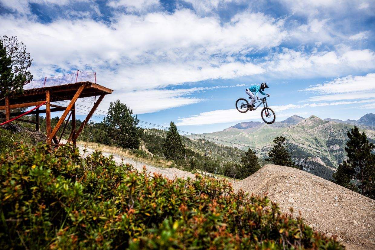 El Bike Park de Pal Arinsal es va haver de tancar durant els dies de competició.