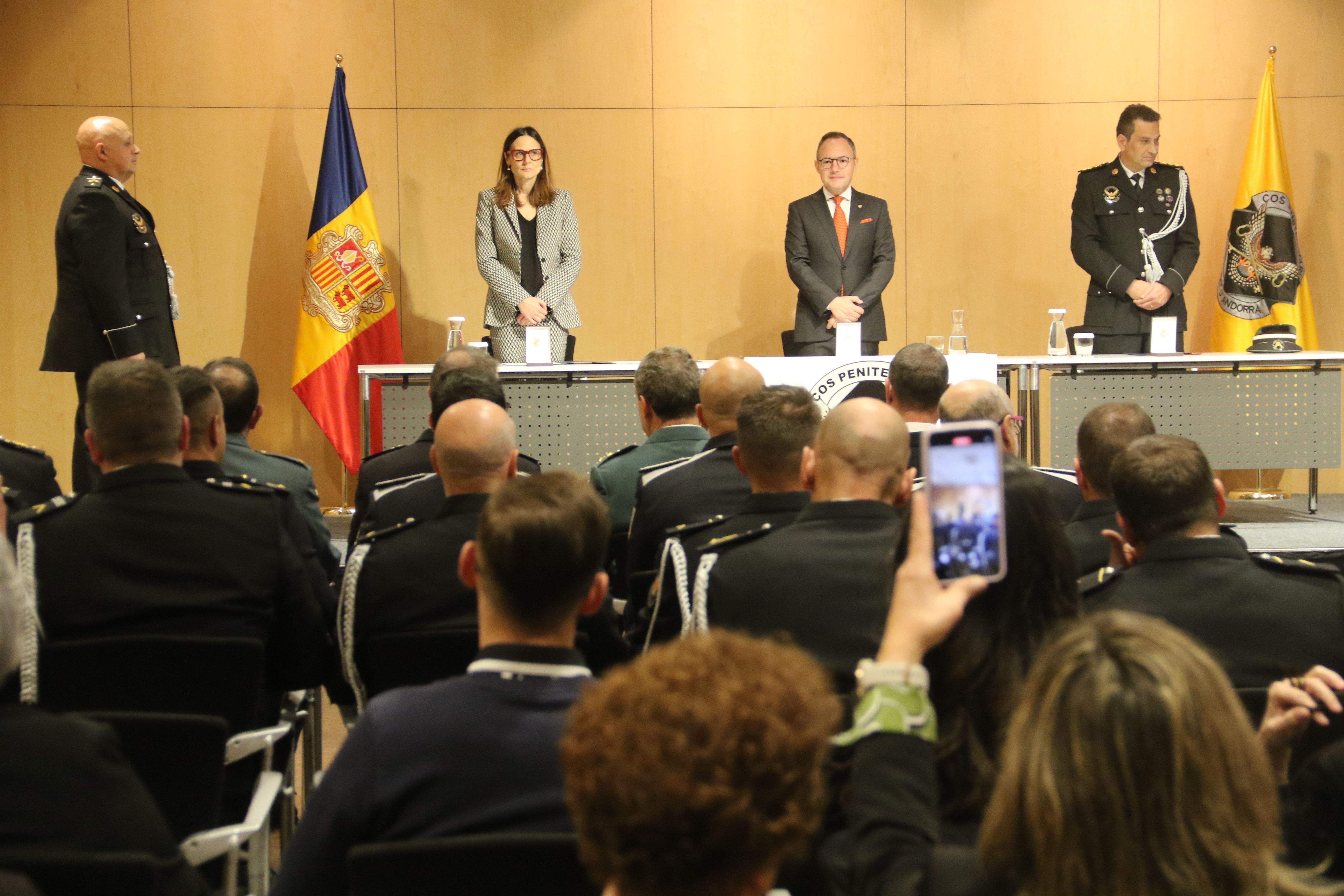 Un moment de la diada patronal penitenciària al centre de congressos d'Andorra la Vella.