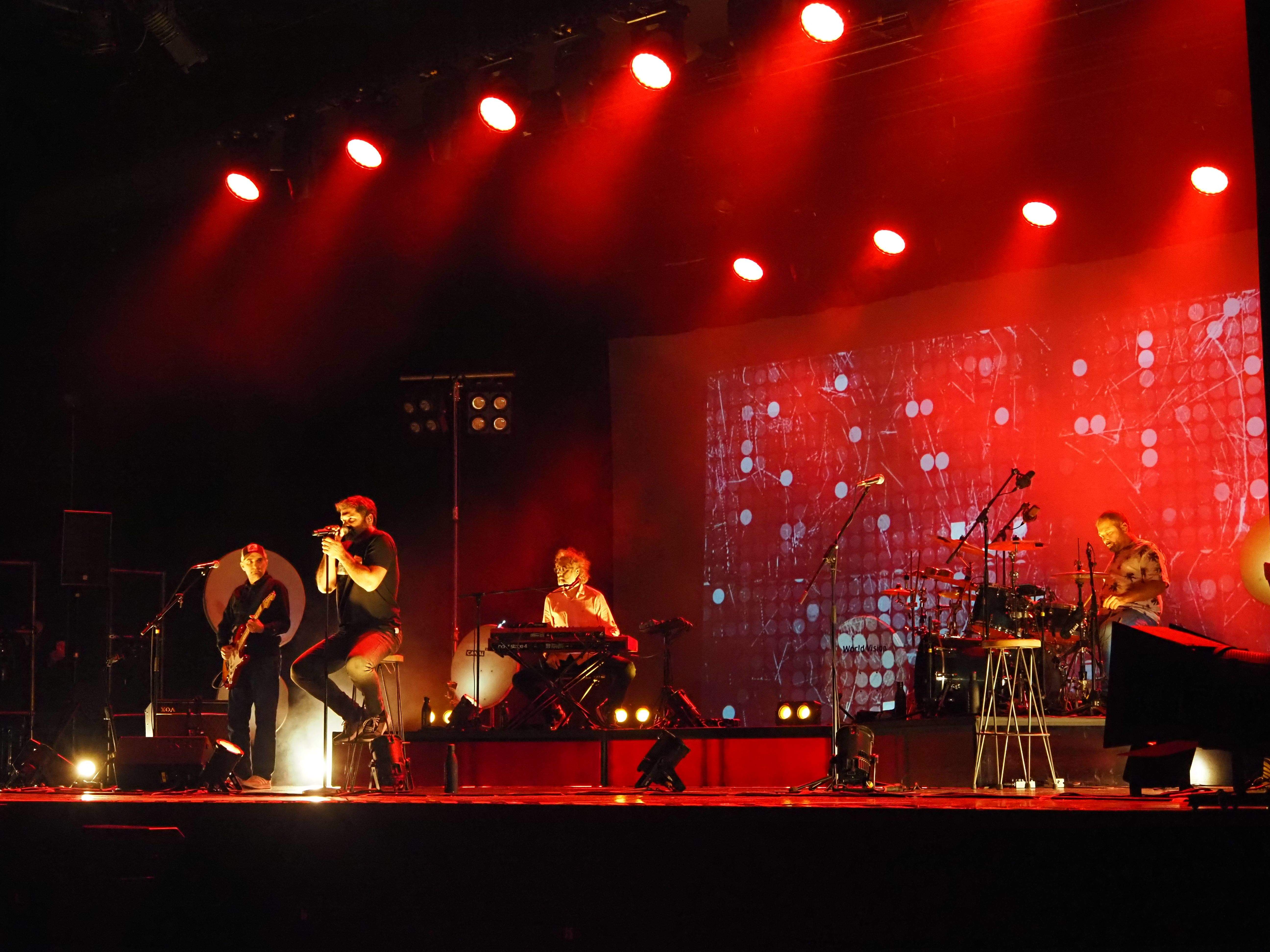 Un moment del concert dels mallorquins.