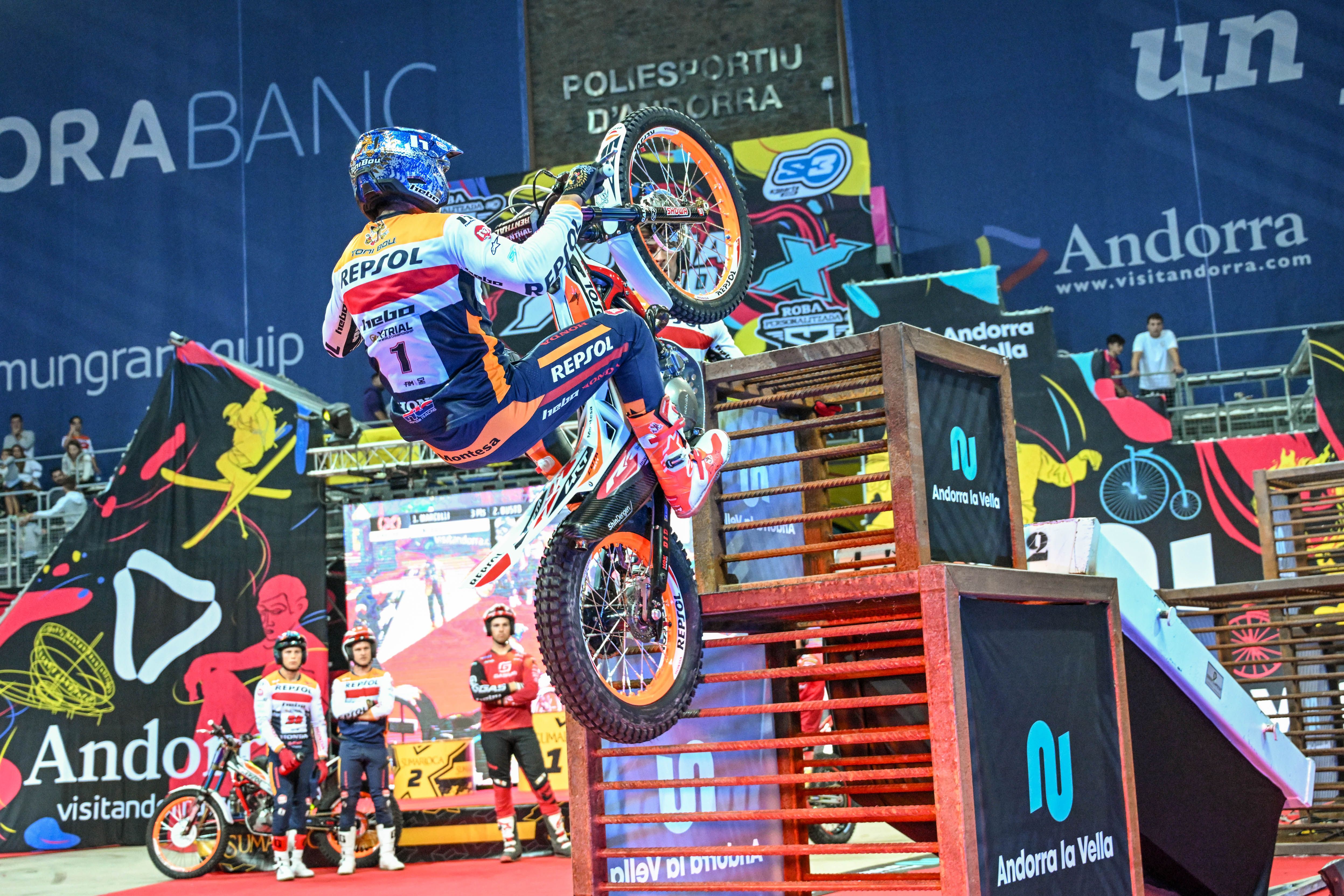 Bou durant la zona més difícil del circuit. Bou durant la zona més difícil del circuit.