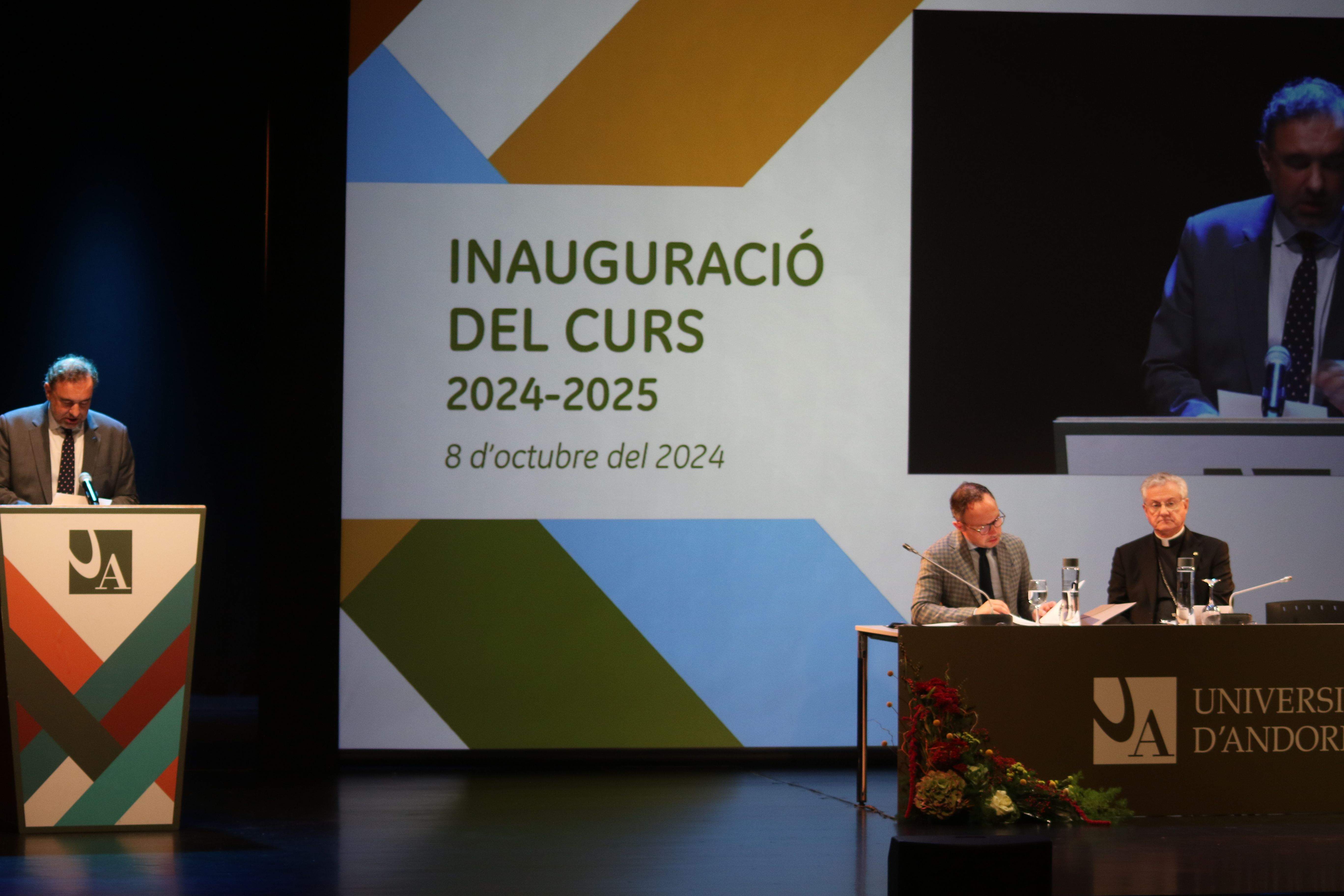 Discurs del rector, Juli Minoves.