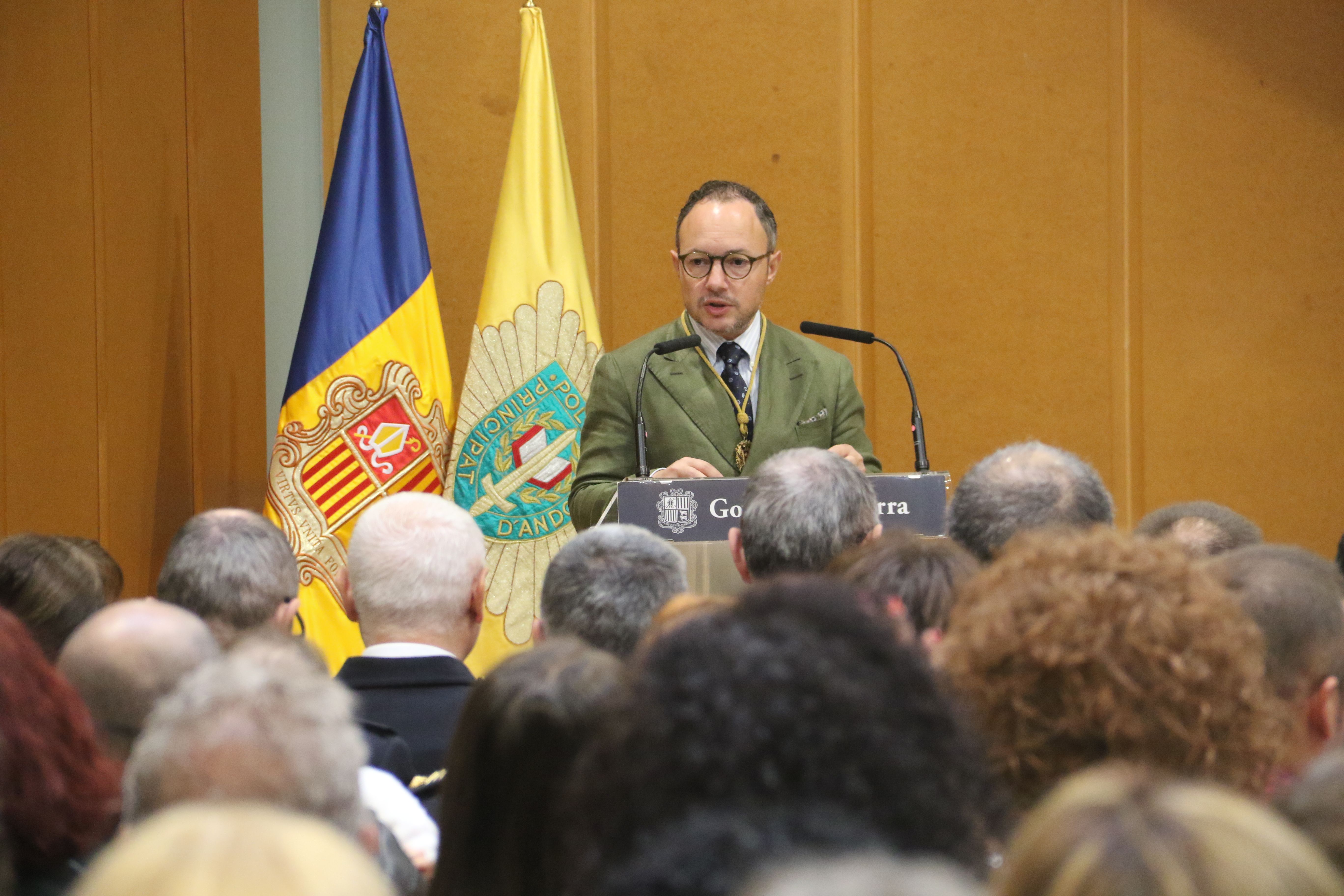 Discurs del cap de Govern, Xavier Espot. Discurs del cap de Govern, Xavier Espot.