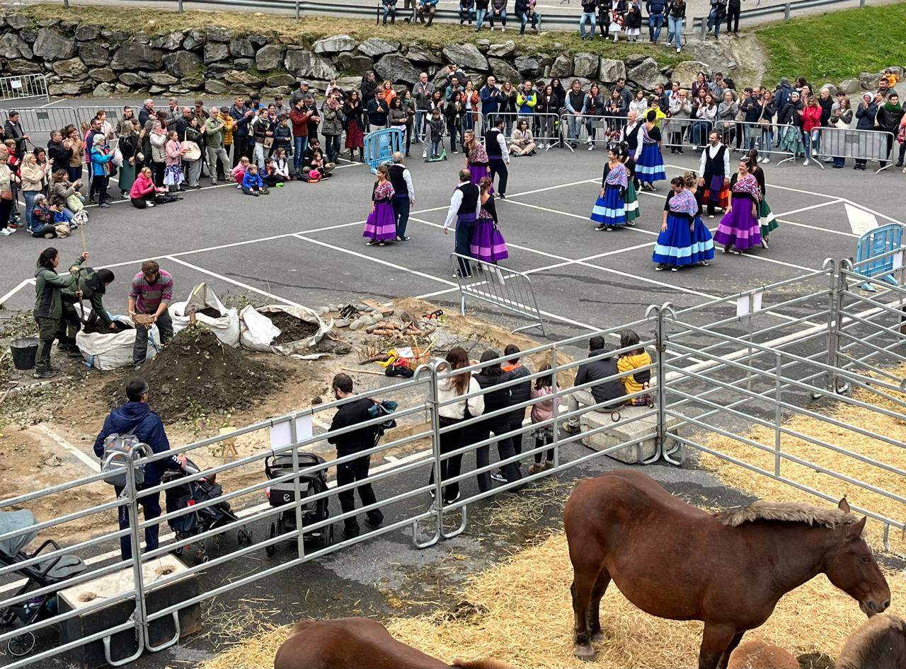 Tres dels grans atractius de la Pitavola, a l'aparcament Surf del poble d'Arinsal.