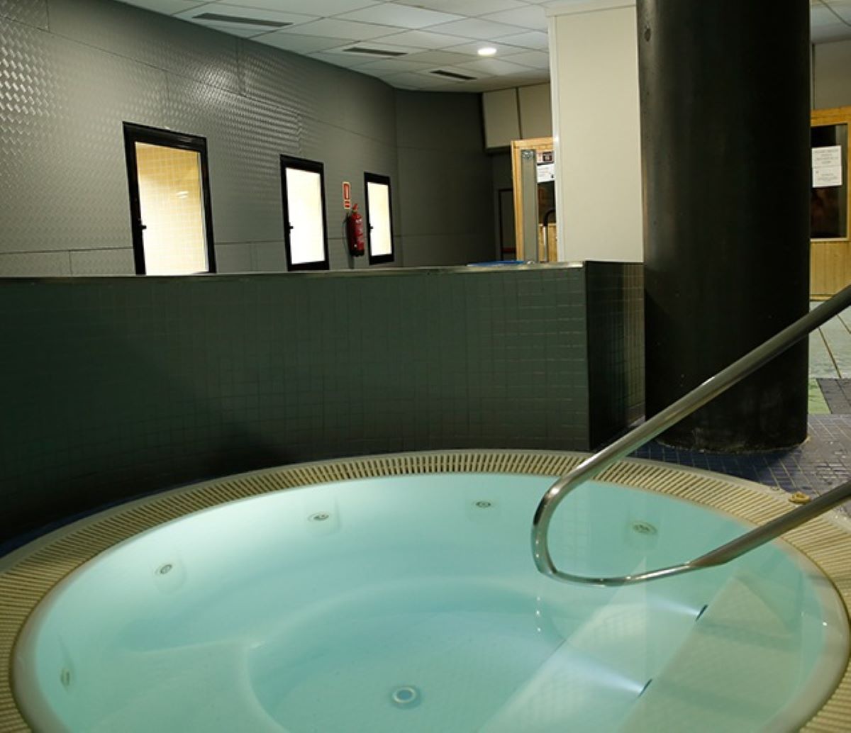 L'actual zona de relax del centre esportiu d'Ordino.