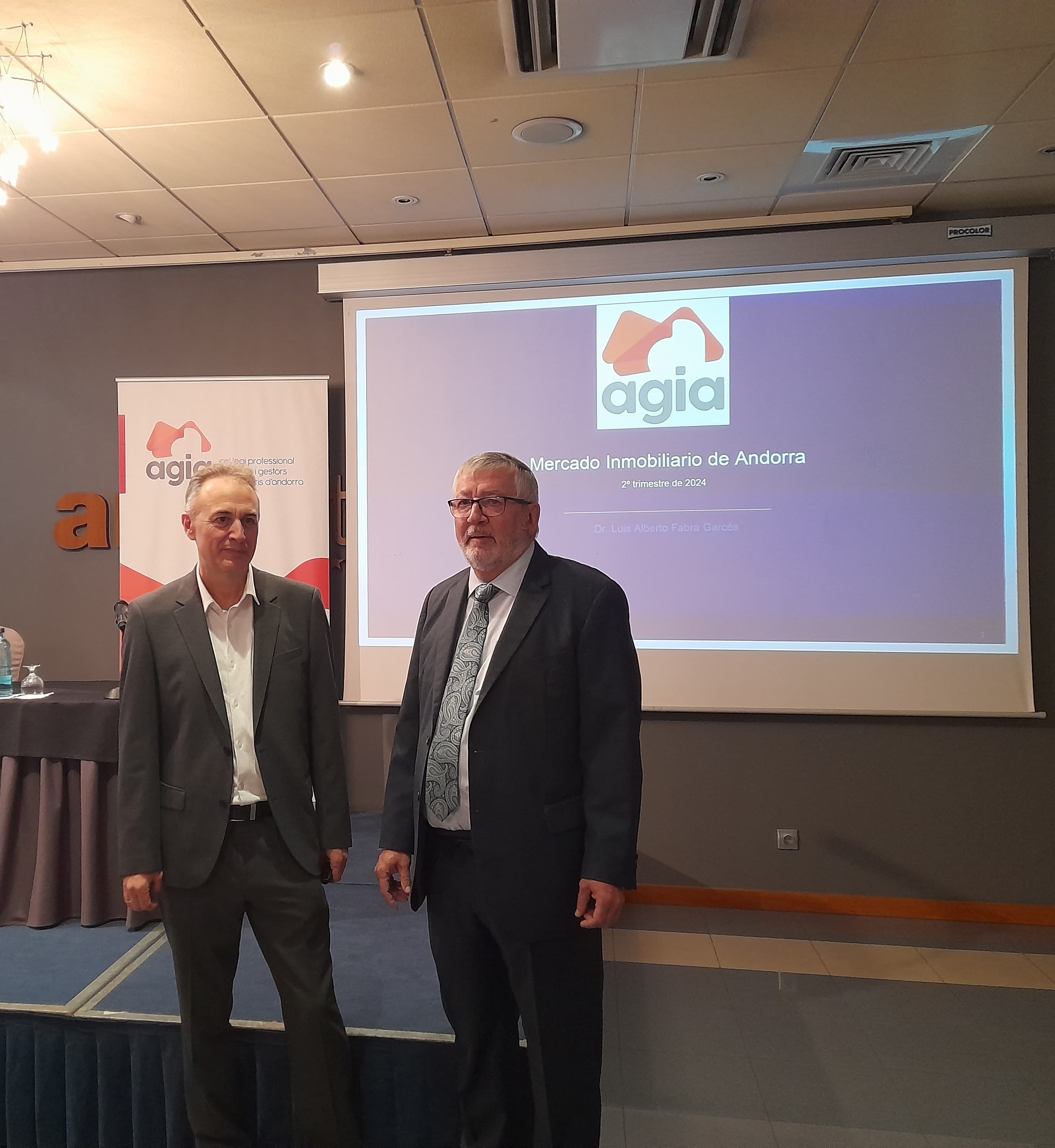 Gerard Casellas amb Luis Alberto Fabra.