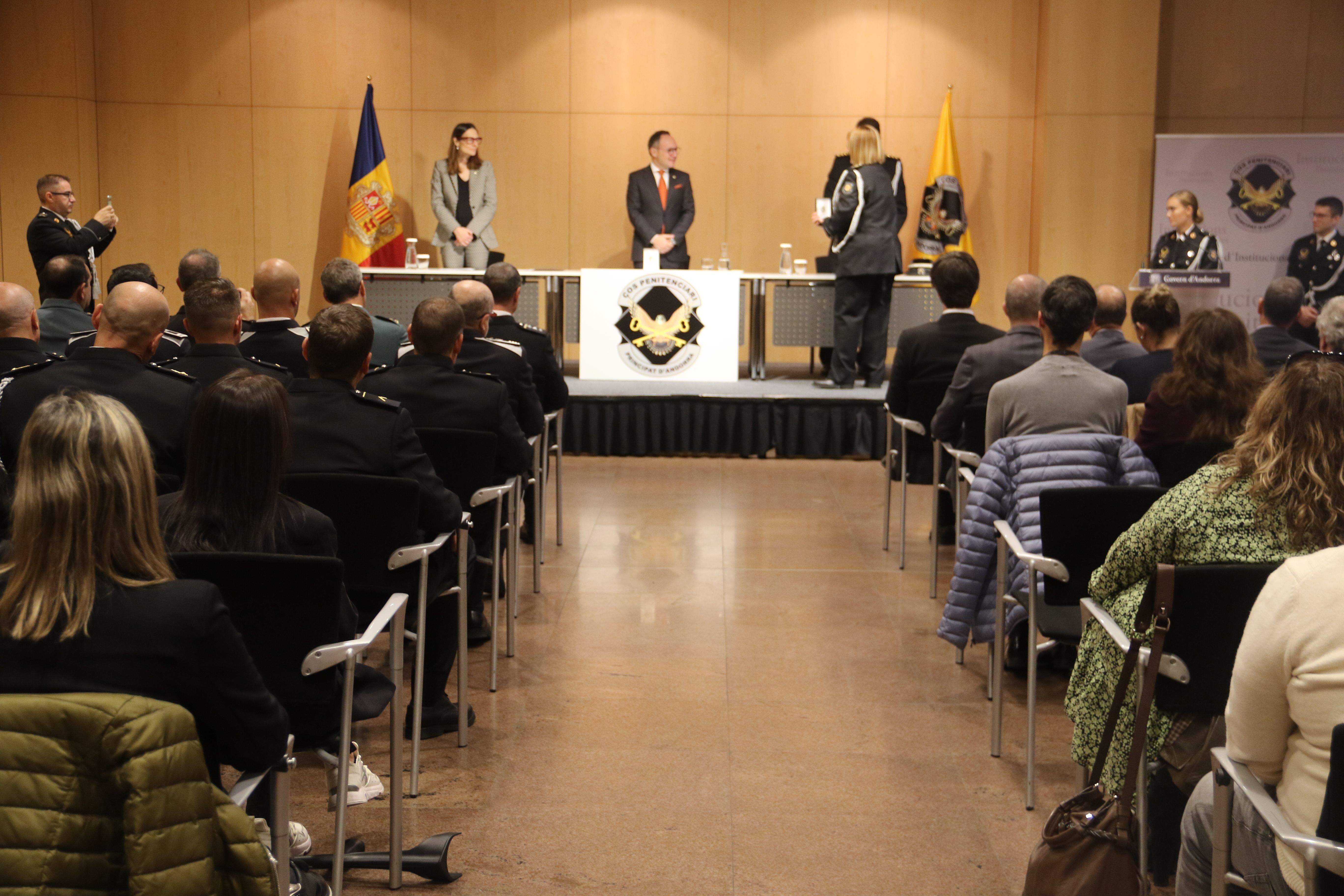 Un moment de la festivitat patronal penitenciària.