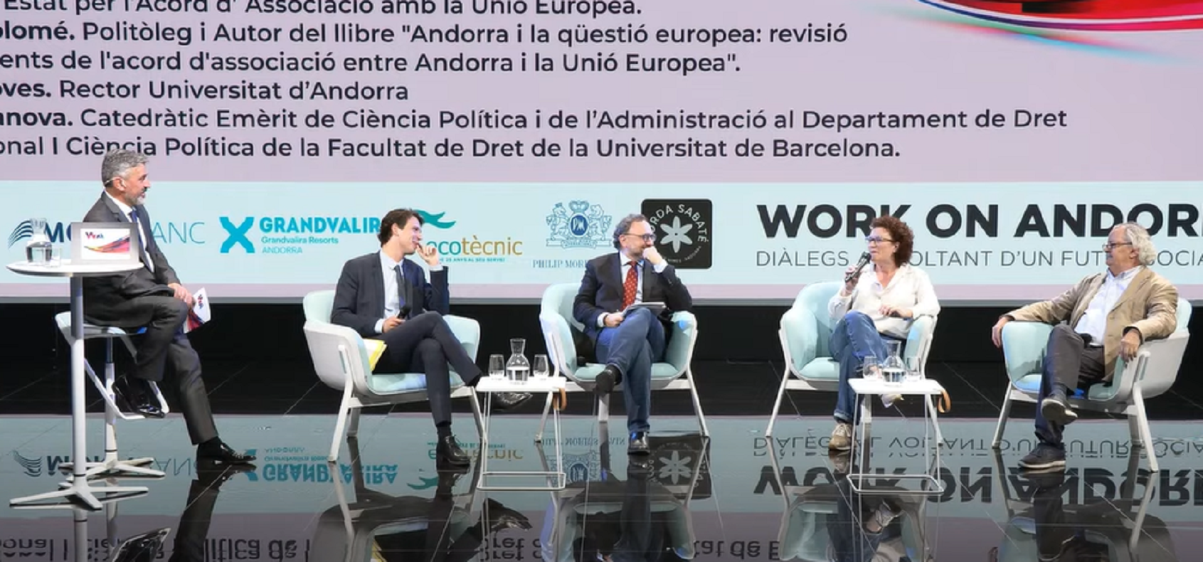 Pol bartolomé, Juli Minoves, Judith Pallarés i Pere Vilanova. Pol bartolomé, Juli Minoves, Judith Pallarés i Pere Vilanova.