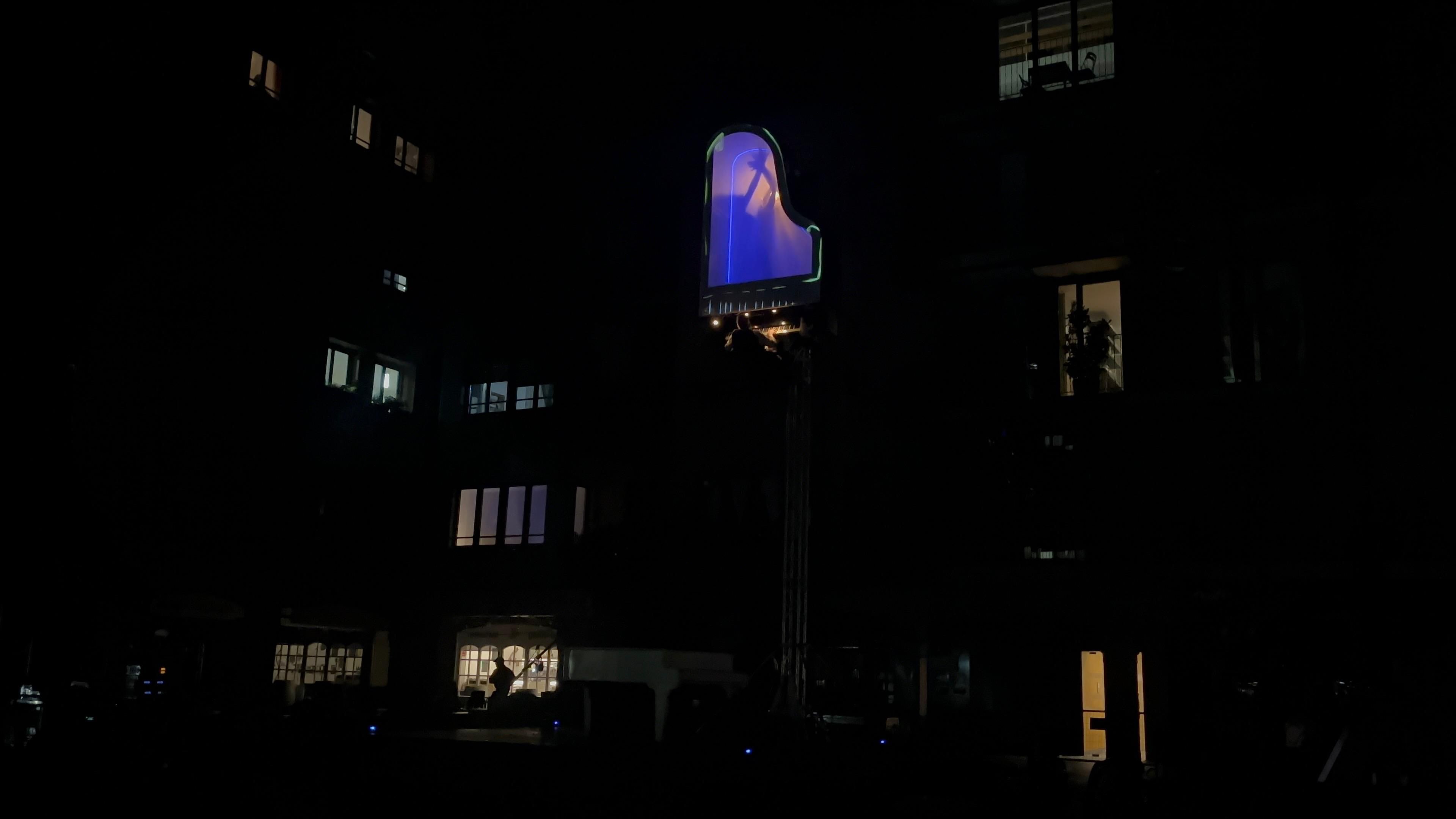 Un moment de l'espectacle 'Flotados'. Un moment de l'espectacle 'Flotados'.