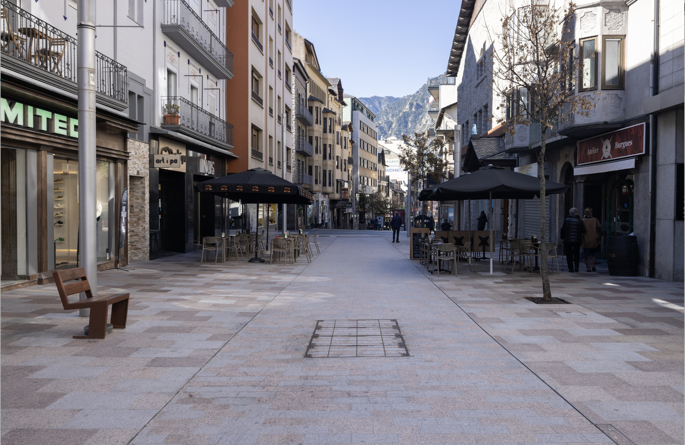 L'estat actual de la part alta d'Escaldes-Engordany.