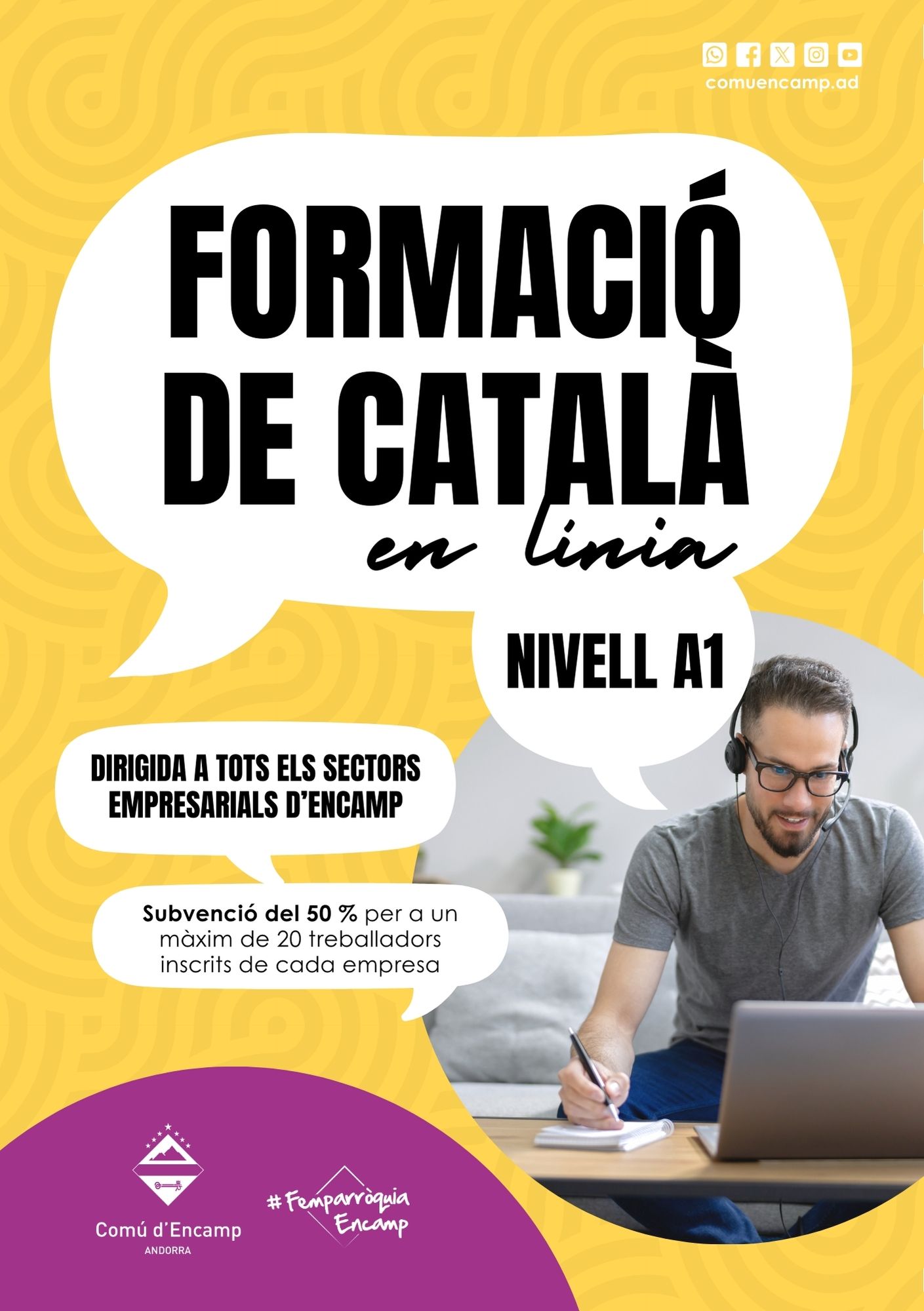 Imatge de la campanya que promou el comú d'Encamp.