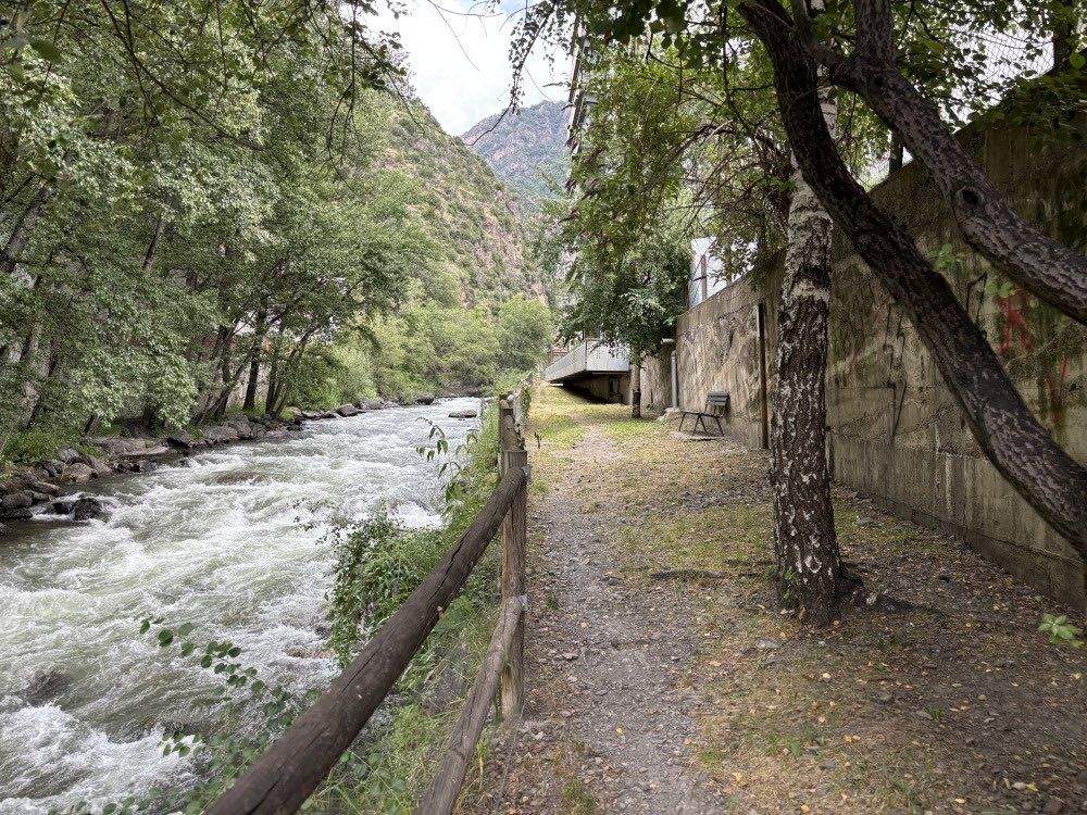 Una imatge del passeig Valira.