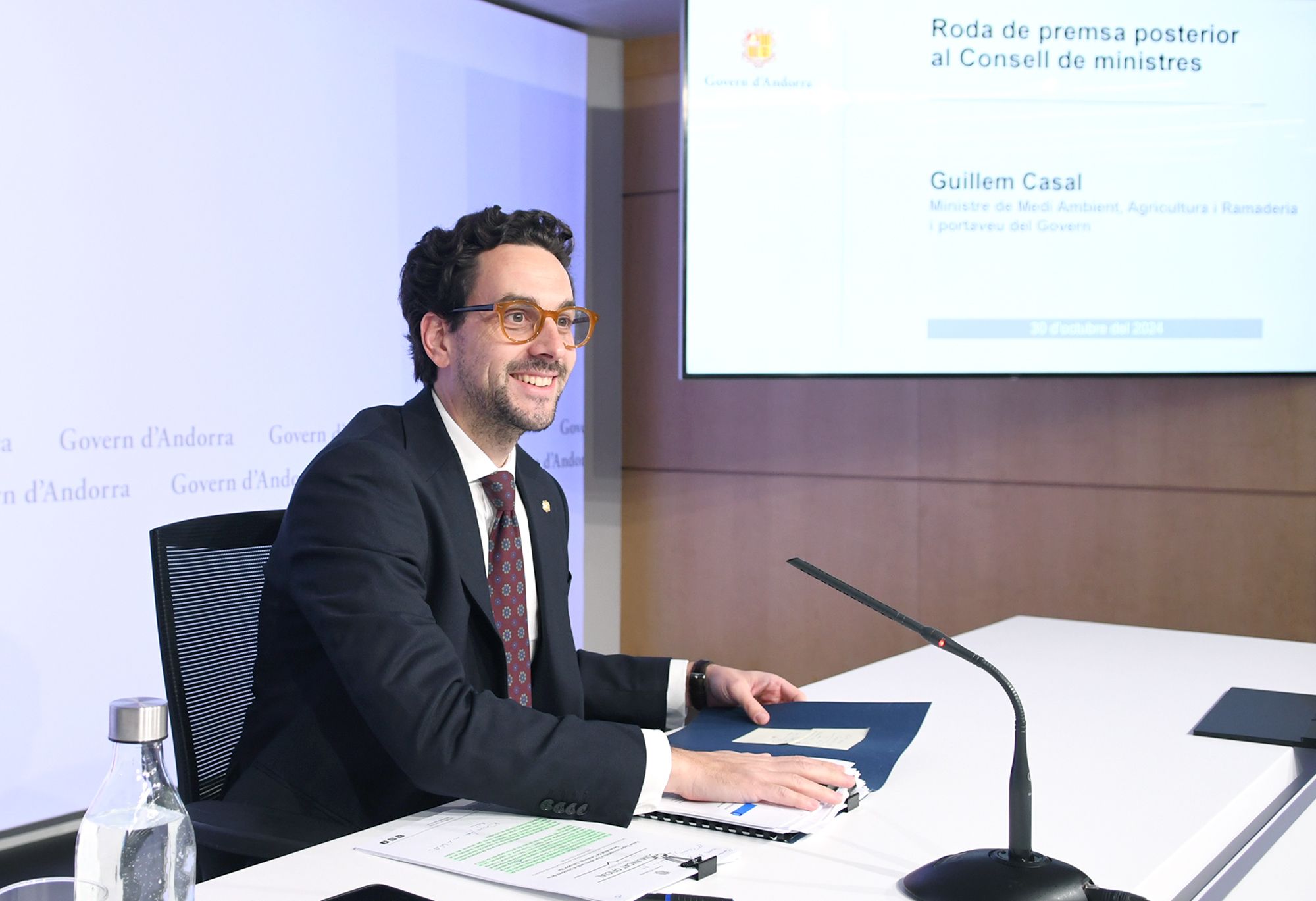 El ministre portaveu, Guillem Casal.