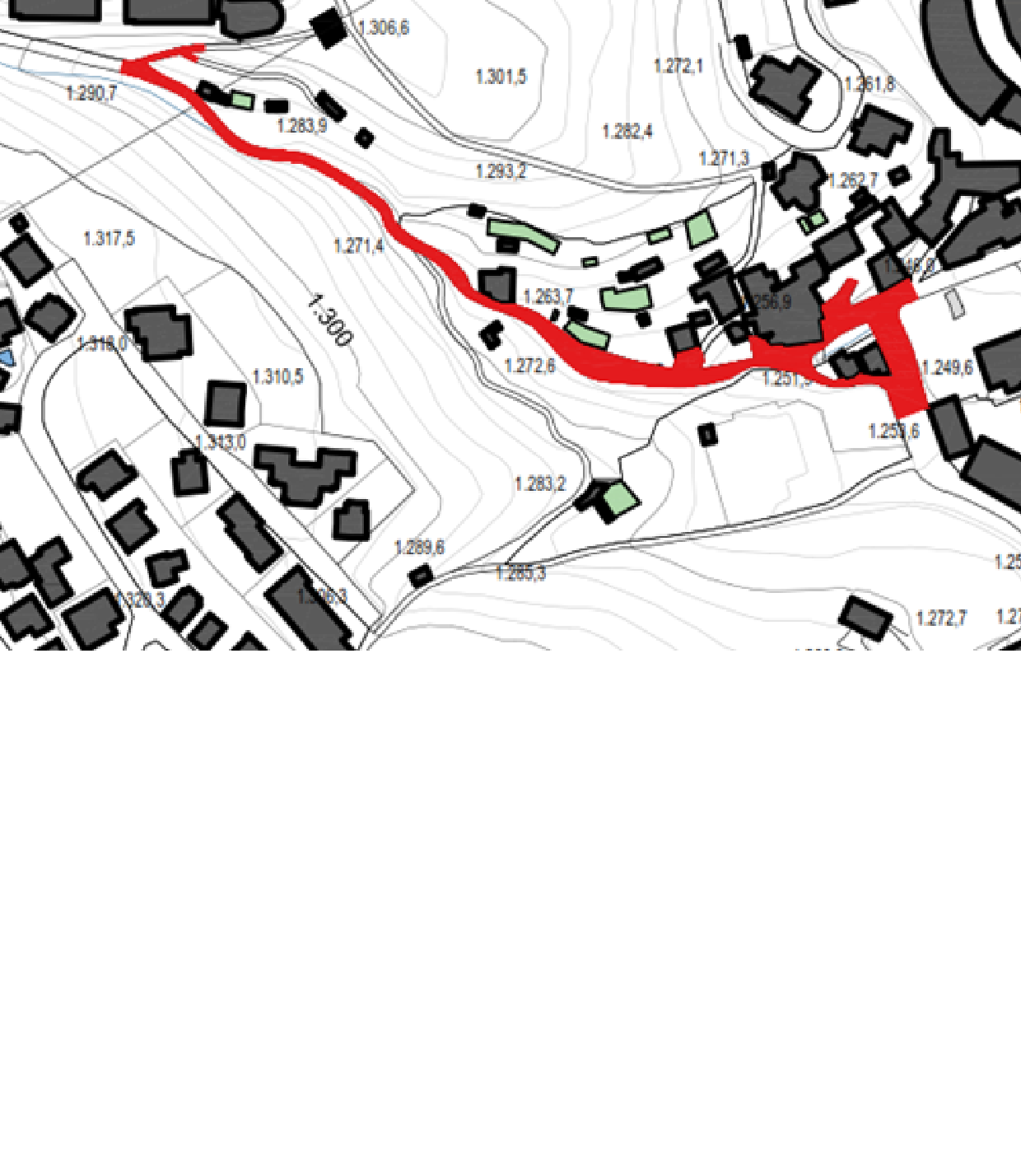 El tram del riu de les Claperes que s'haurà de canalitzar.