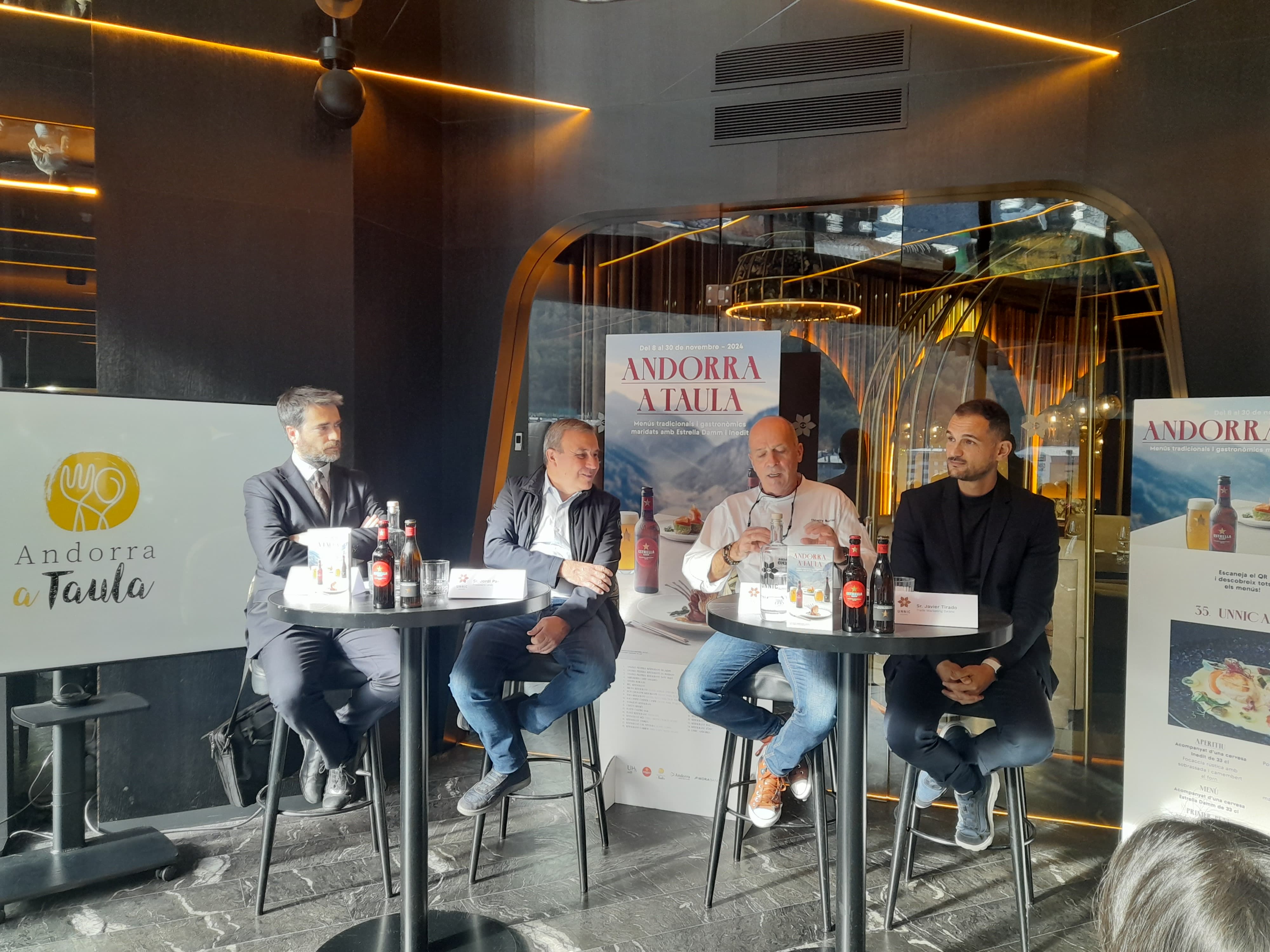 Un moment de la presentació de l'Andorra a Taula.