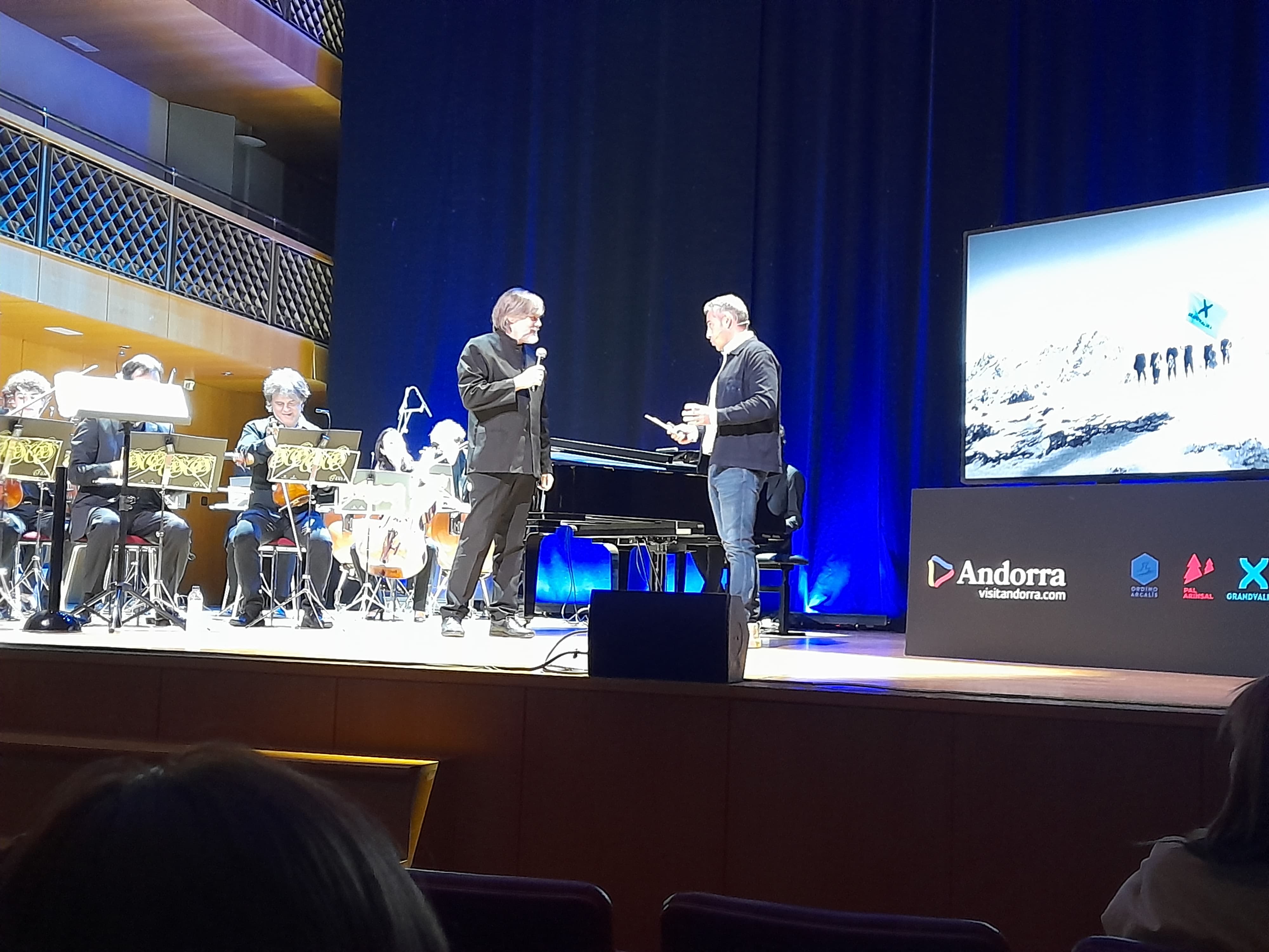 David Ledesma i Albert Gumí durant la presentació de la temporada d'hivern.