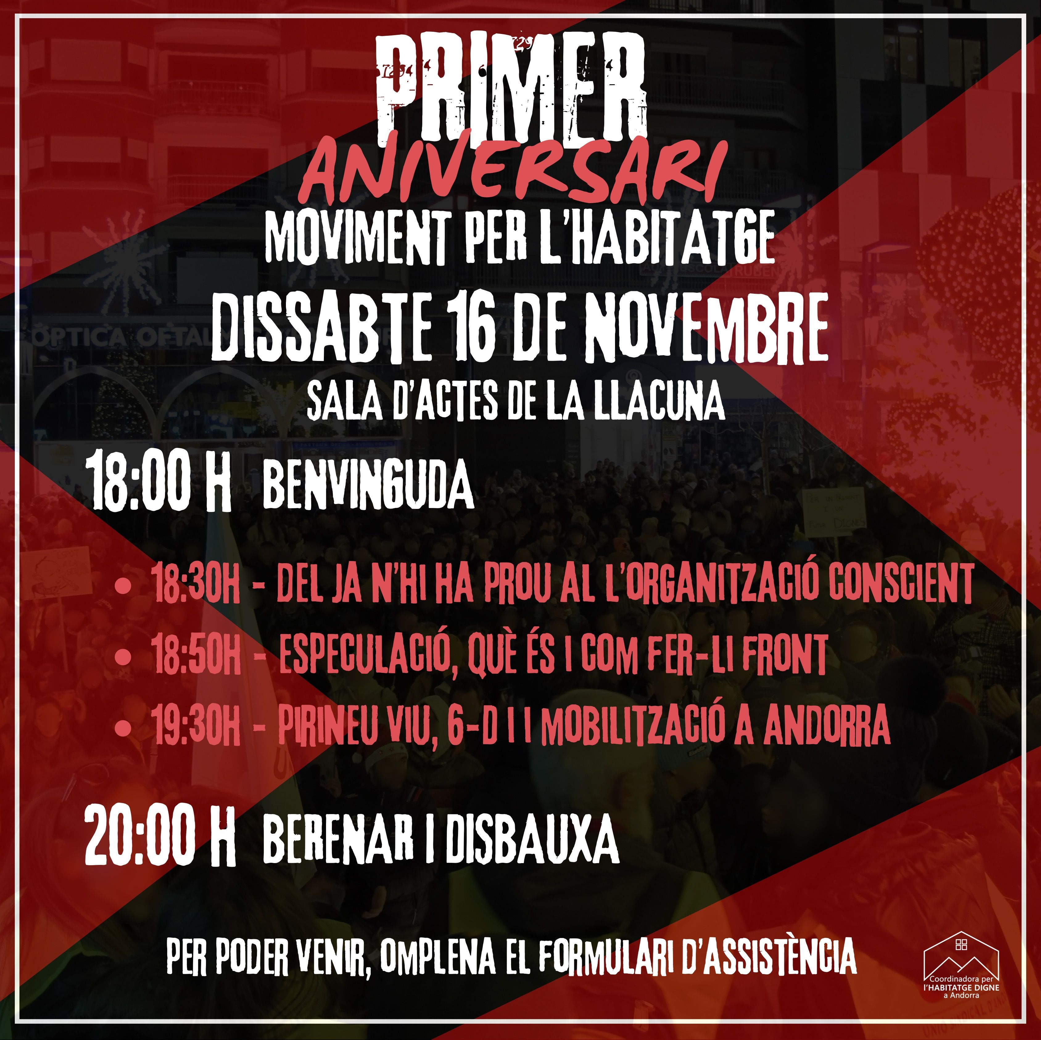 Cartell de la celebració.