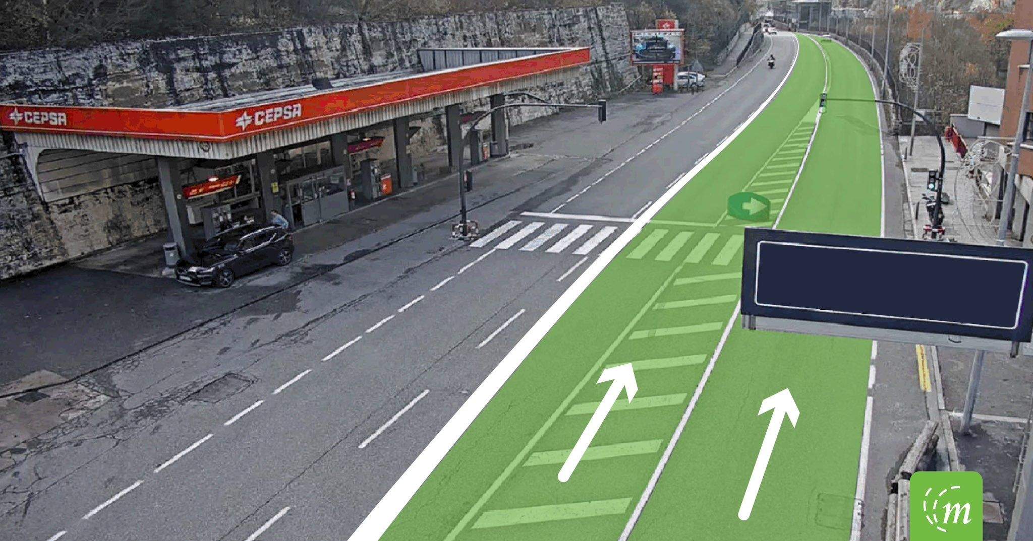 Render de com ha estat la prova pilot a la CG 2 a la Bartra.