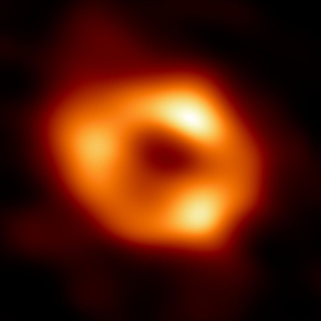 Imatge de Sagittarius A* obtinguda pel EHT - Crèdit: Event Horizon Telescope Collaboration La portaveu del Sindicat, Rebeca Bonache.