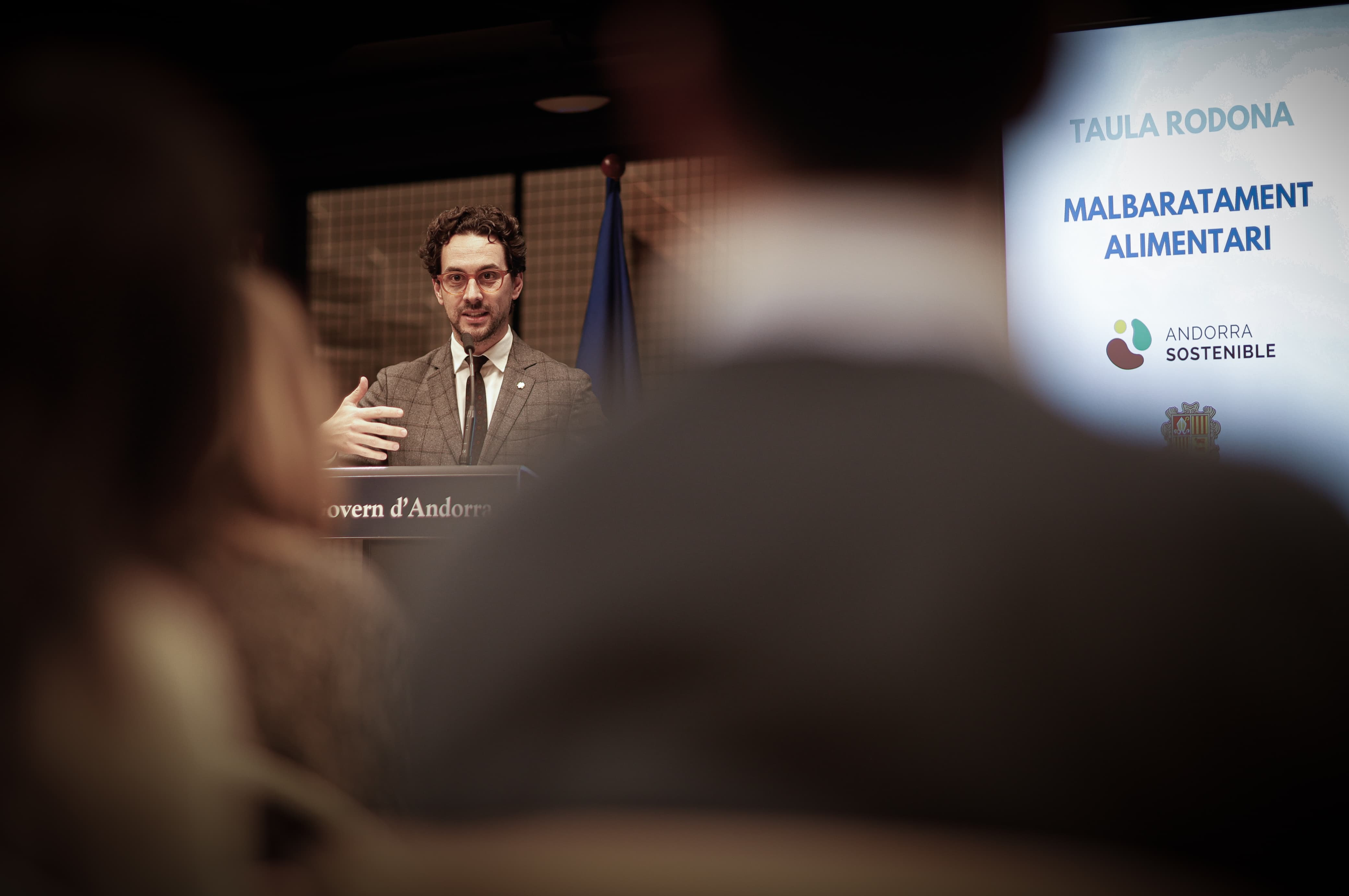 Casal, durant la seva intervenció a la taula rodona.