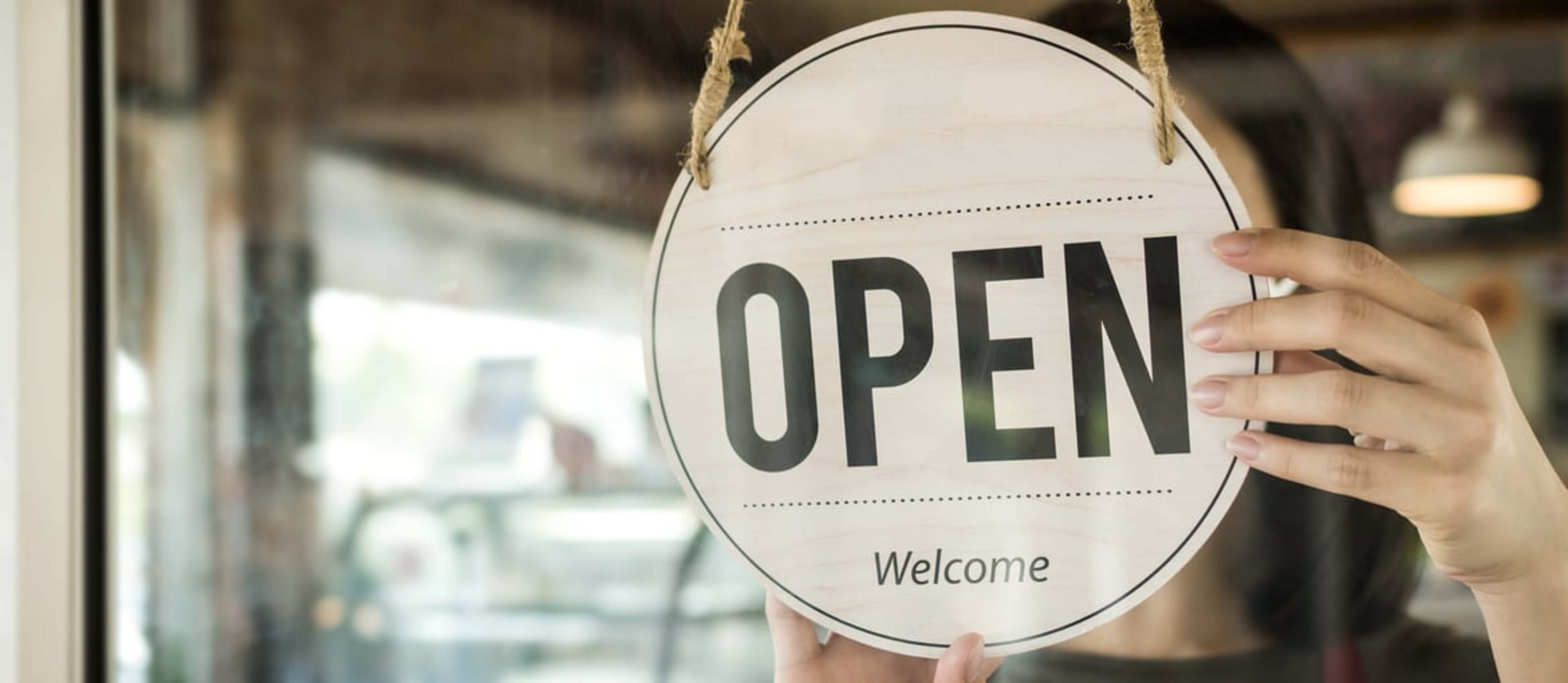 Obertura d'un comerç.