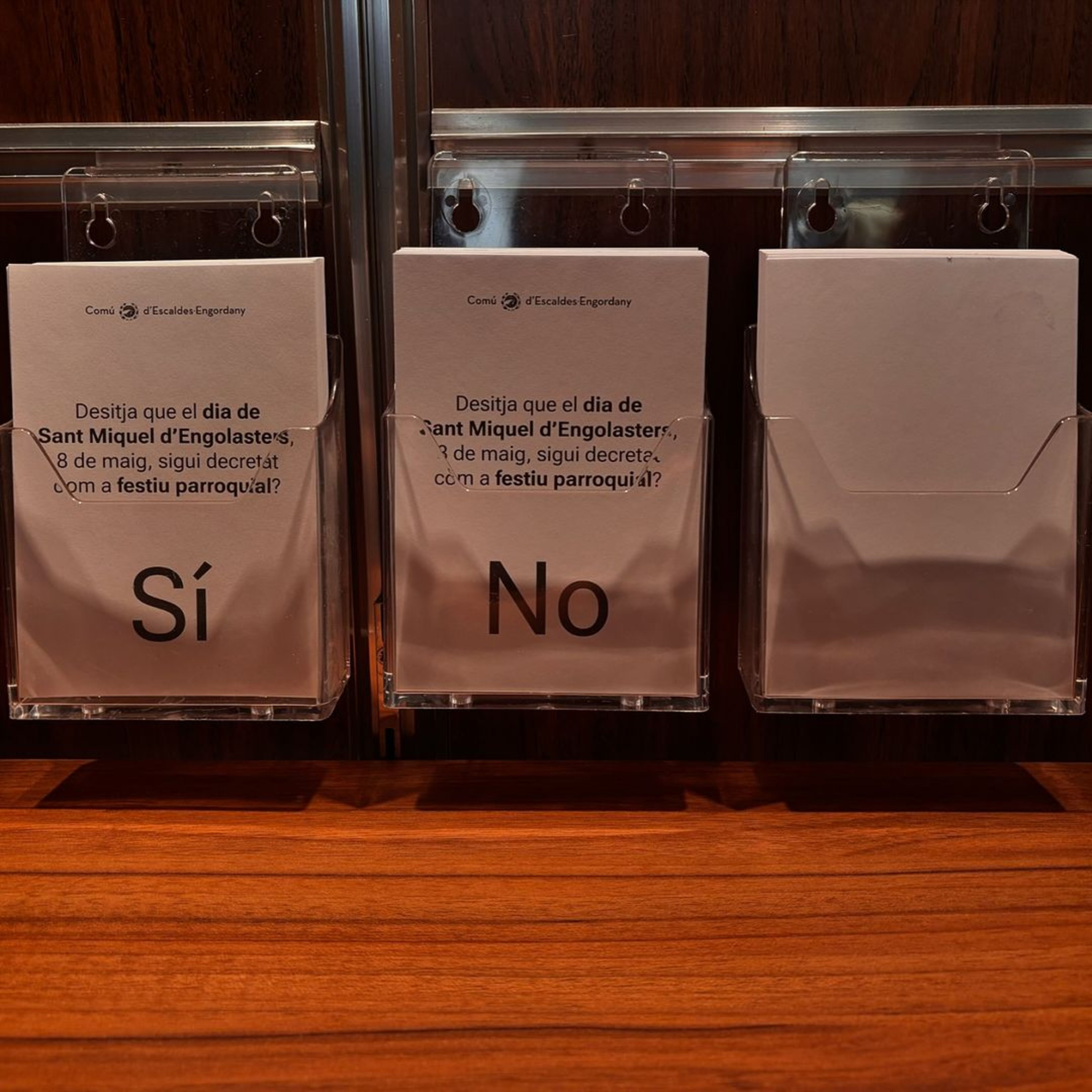 Les paperetes de la consulta.