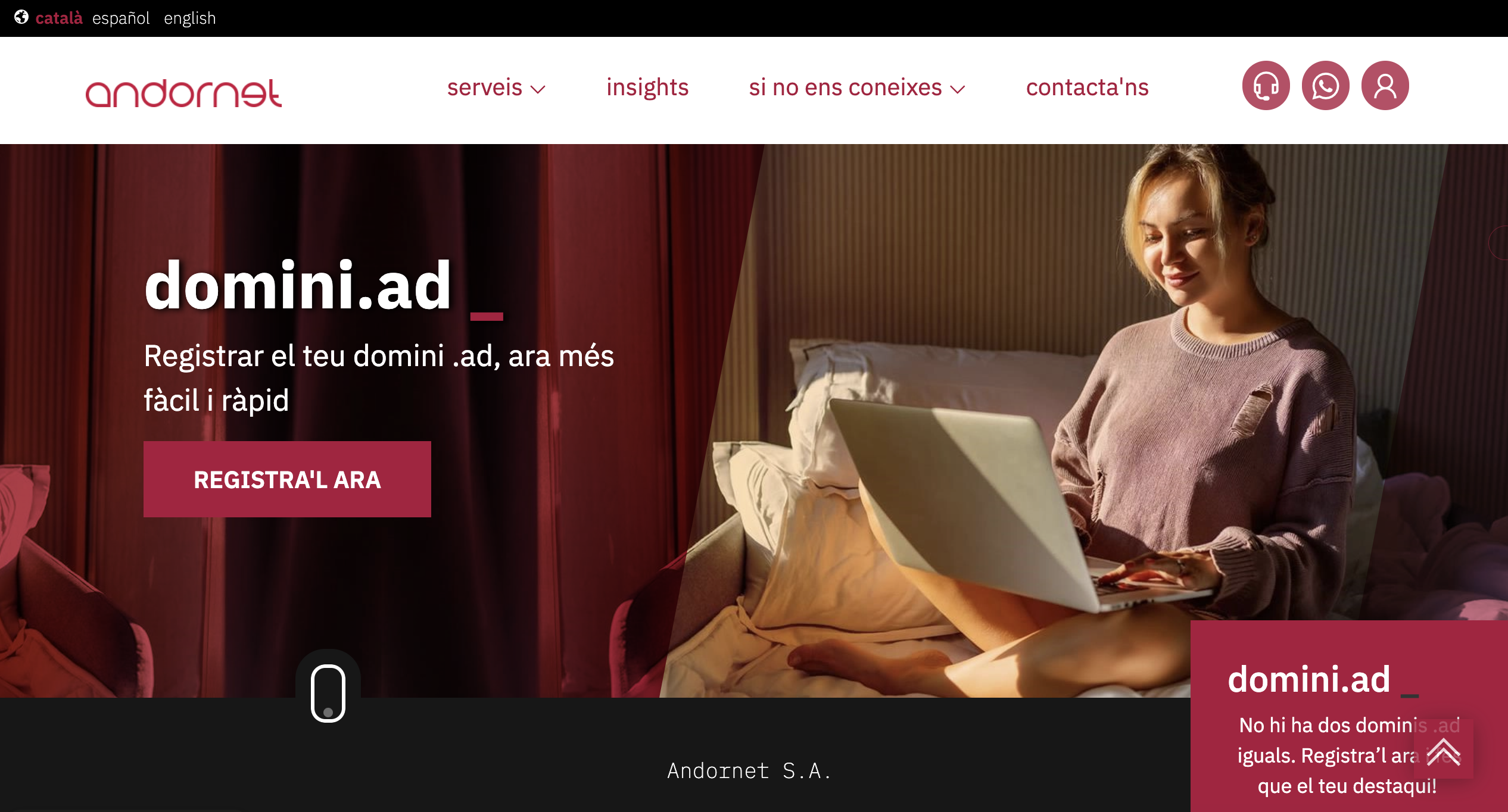 La pròpia web del proveïdor 'ciberatacat' ja torna a ser operativa.