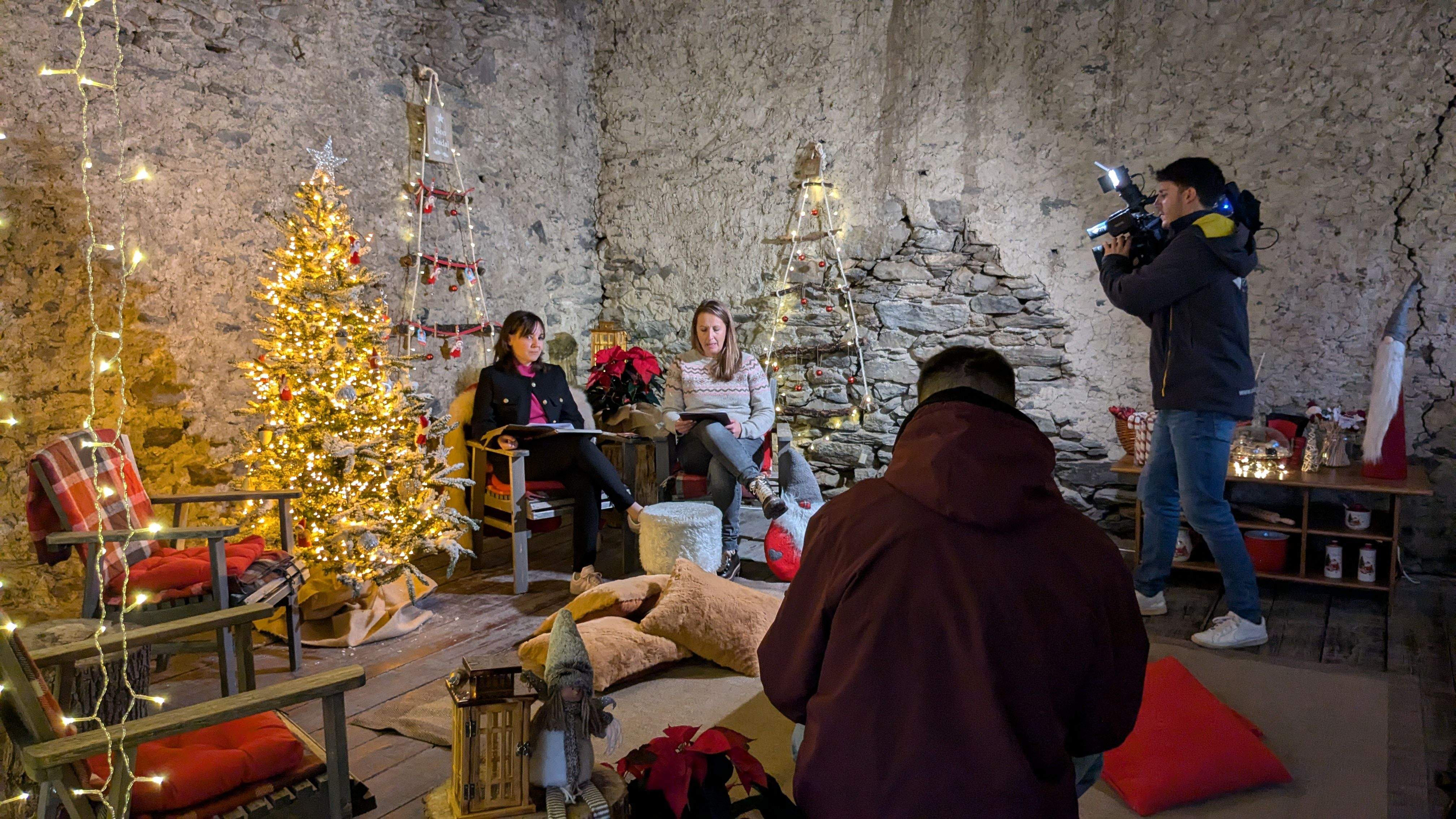Un instant de la presentació dels actes de Nadal a Ordino.