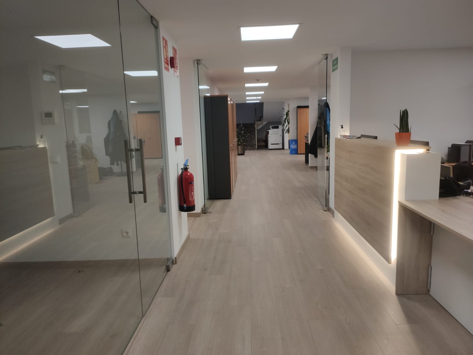 Les noves dependències del ministeri de Medi Ambient a l'edifici de les Columnes.