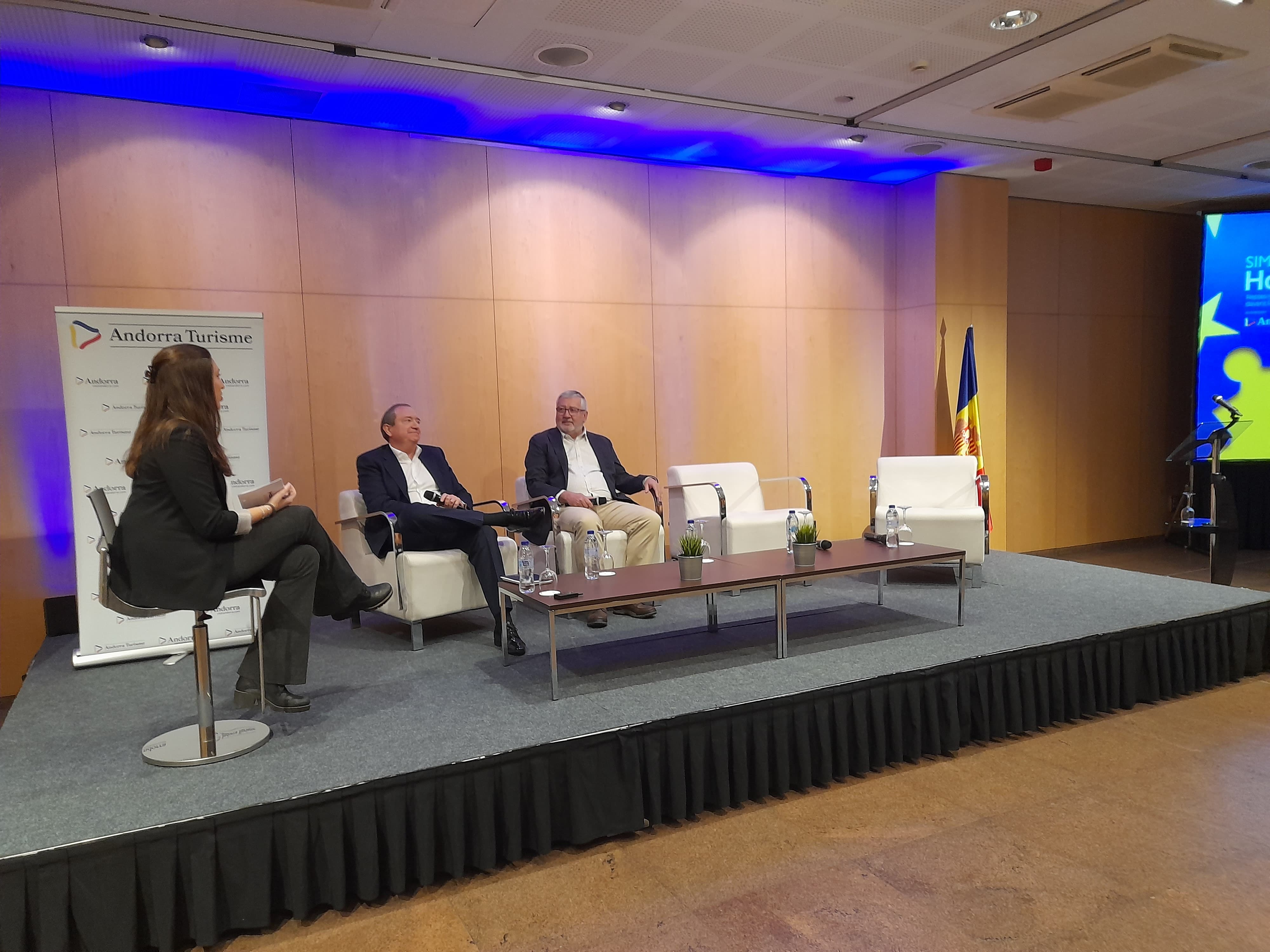 Taula rodona del SIMA de Pere Augé i Gerard Casellas.