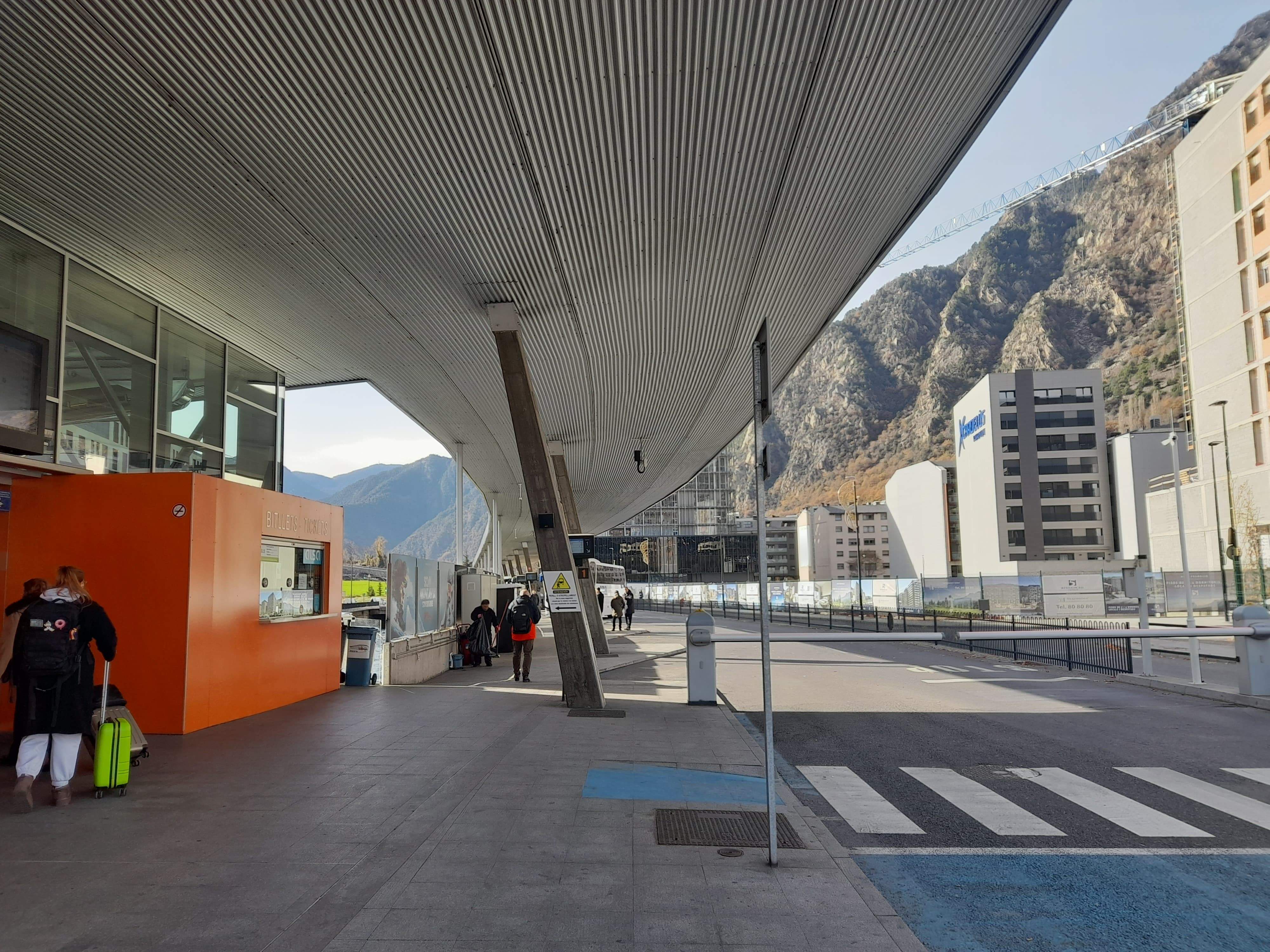 L'Estació Nacional d'Autobusos aquest dimarts.