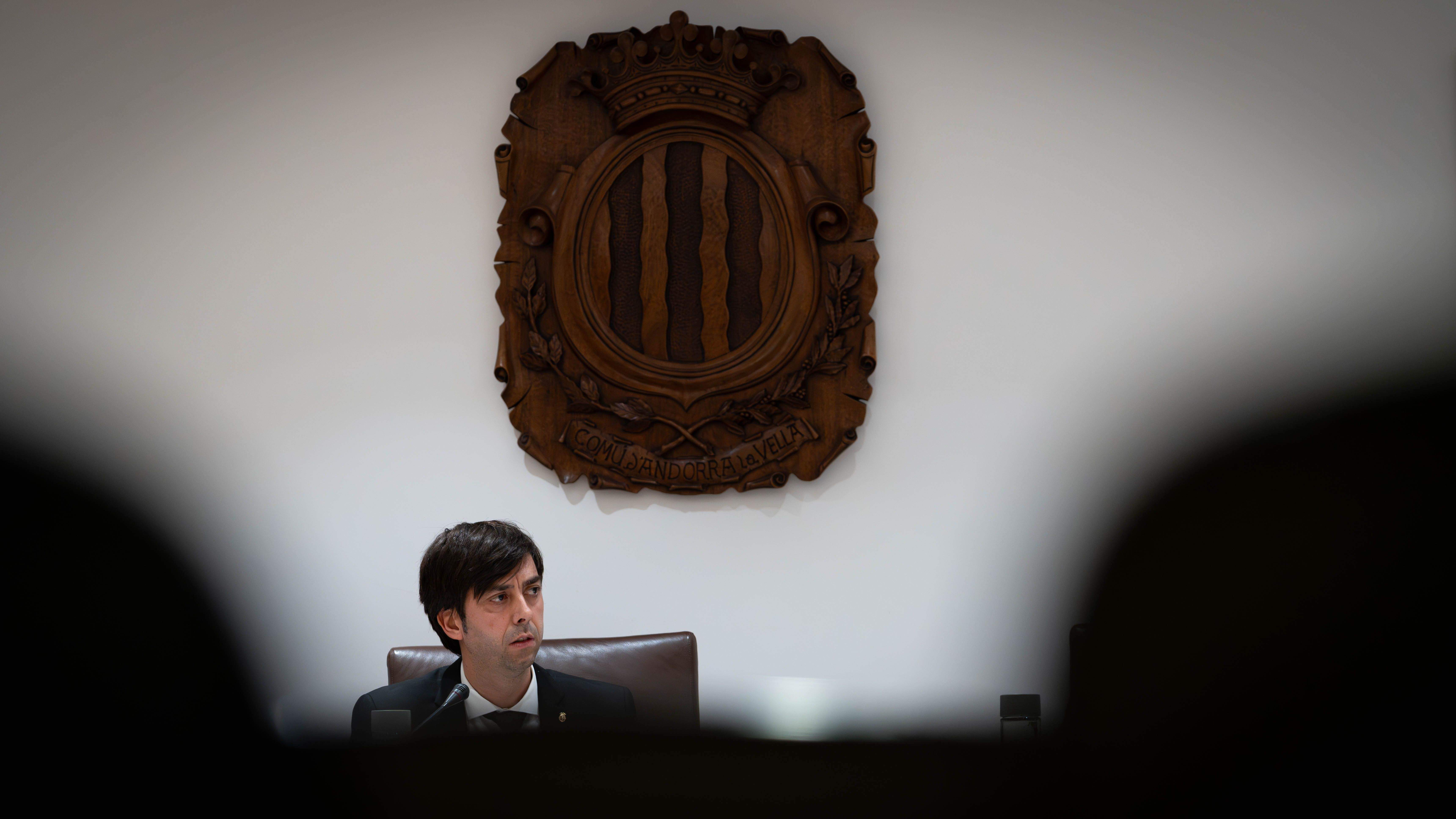 El cònsol major d'Andorra la Vella, Sergi González.