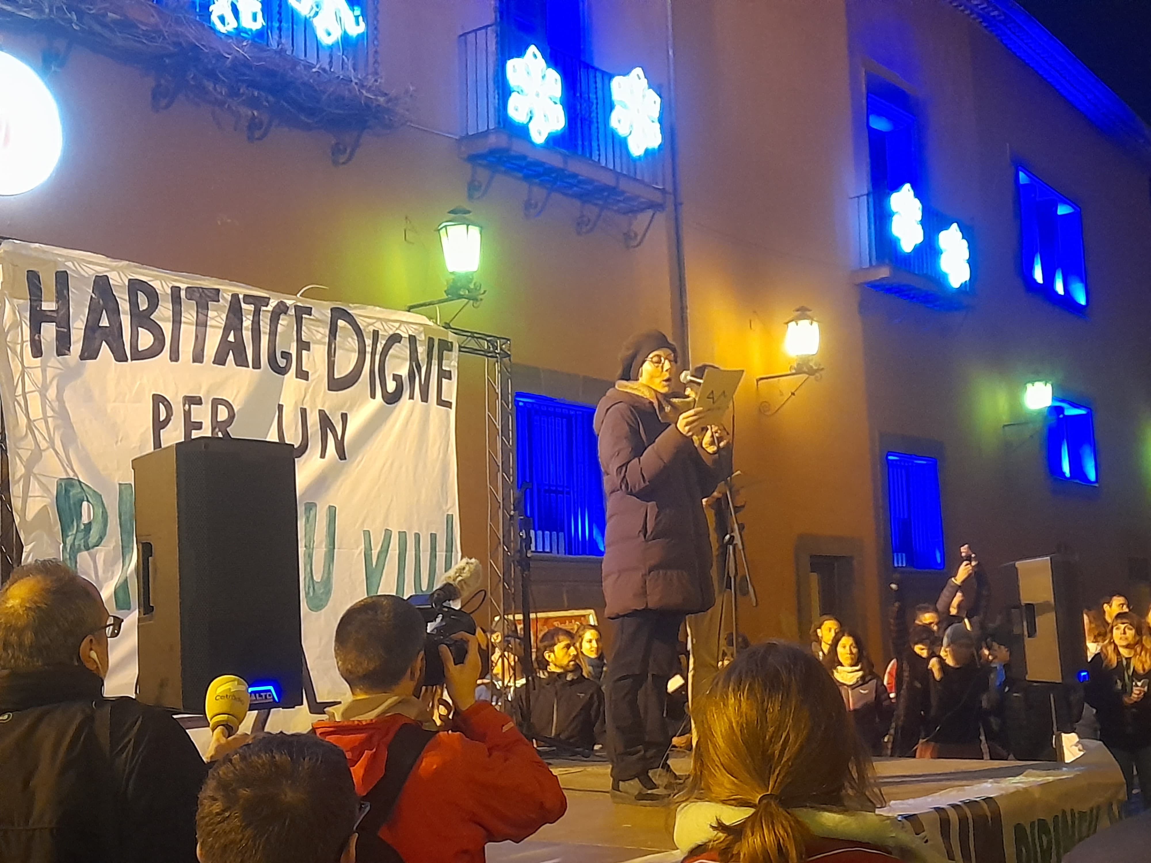 Un moment de la lectura del manifest. Un moment de la lectura del manifest.