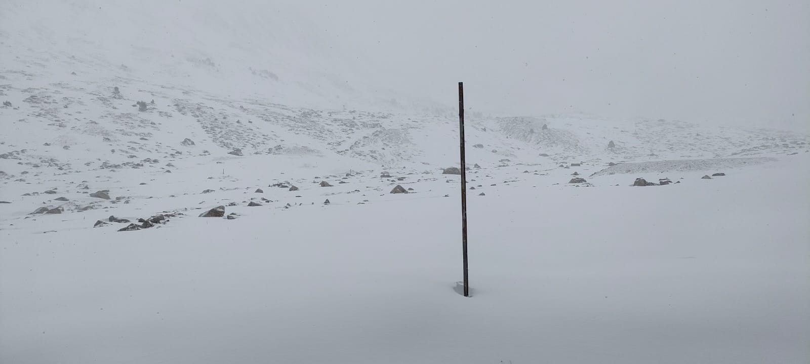 El Pas de la Casa ha quedat completament blanc.