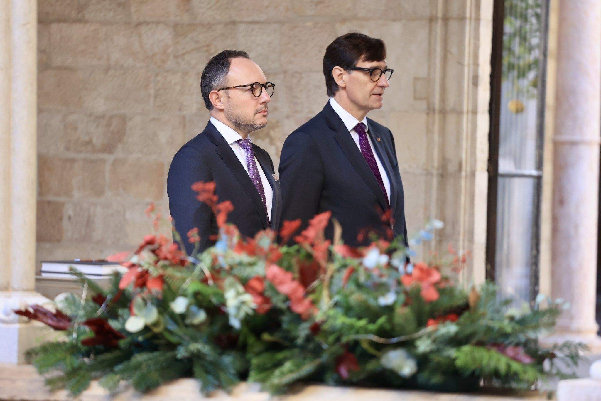 Espot i Illa al Palau de la Generalitat.